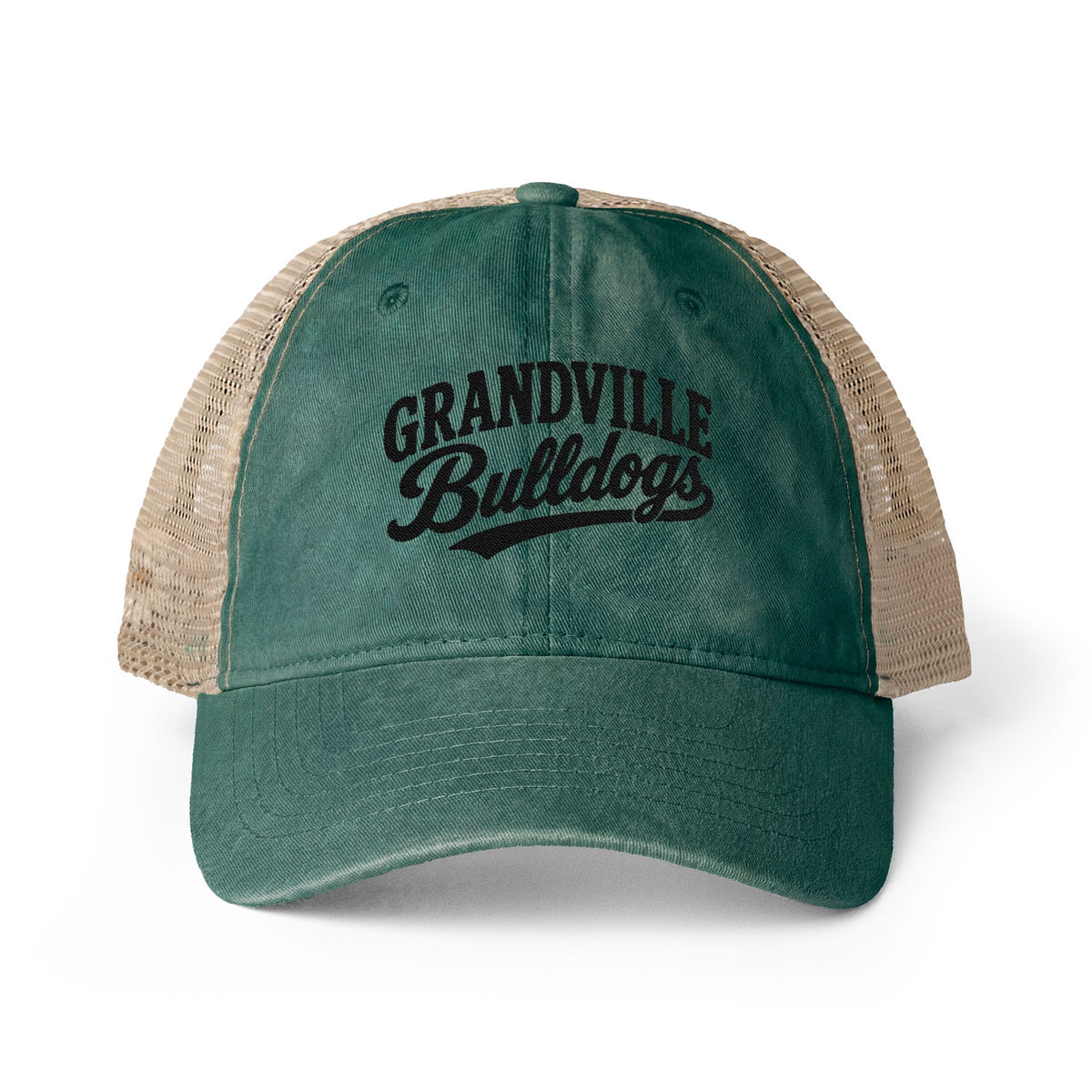 Grandville Bulldogs Washed Mesh-Back Cap
