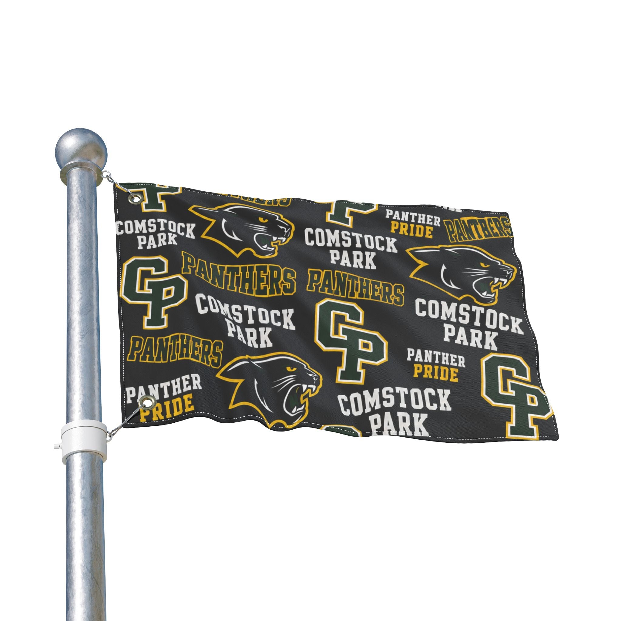 Comstock Park Panthers Double-Sided Flag