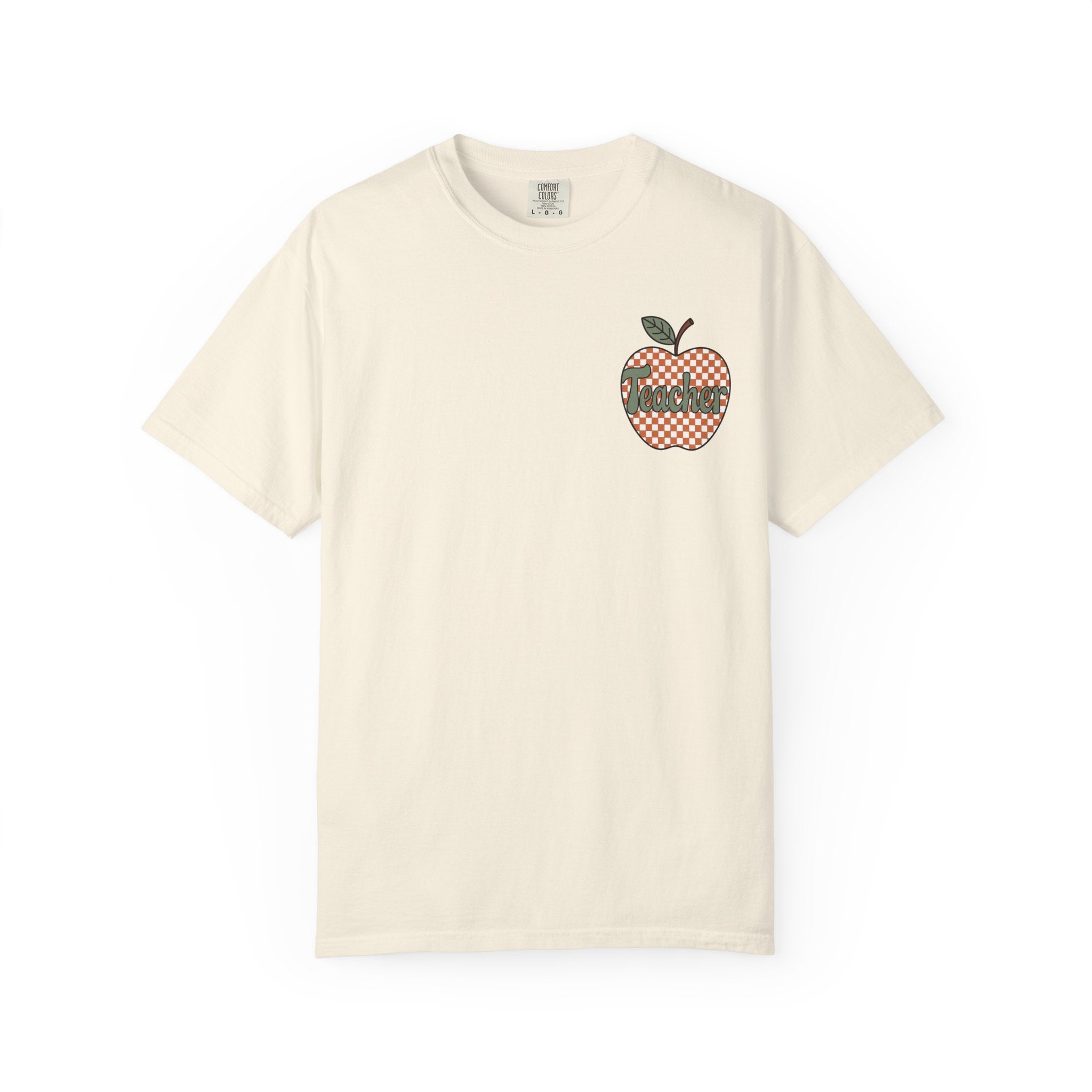 Apple Checkerboard Graphic T-Shirt