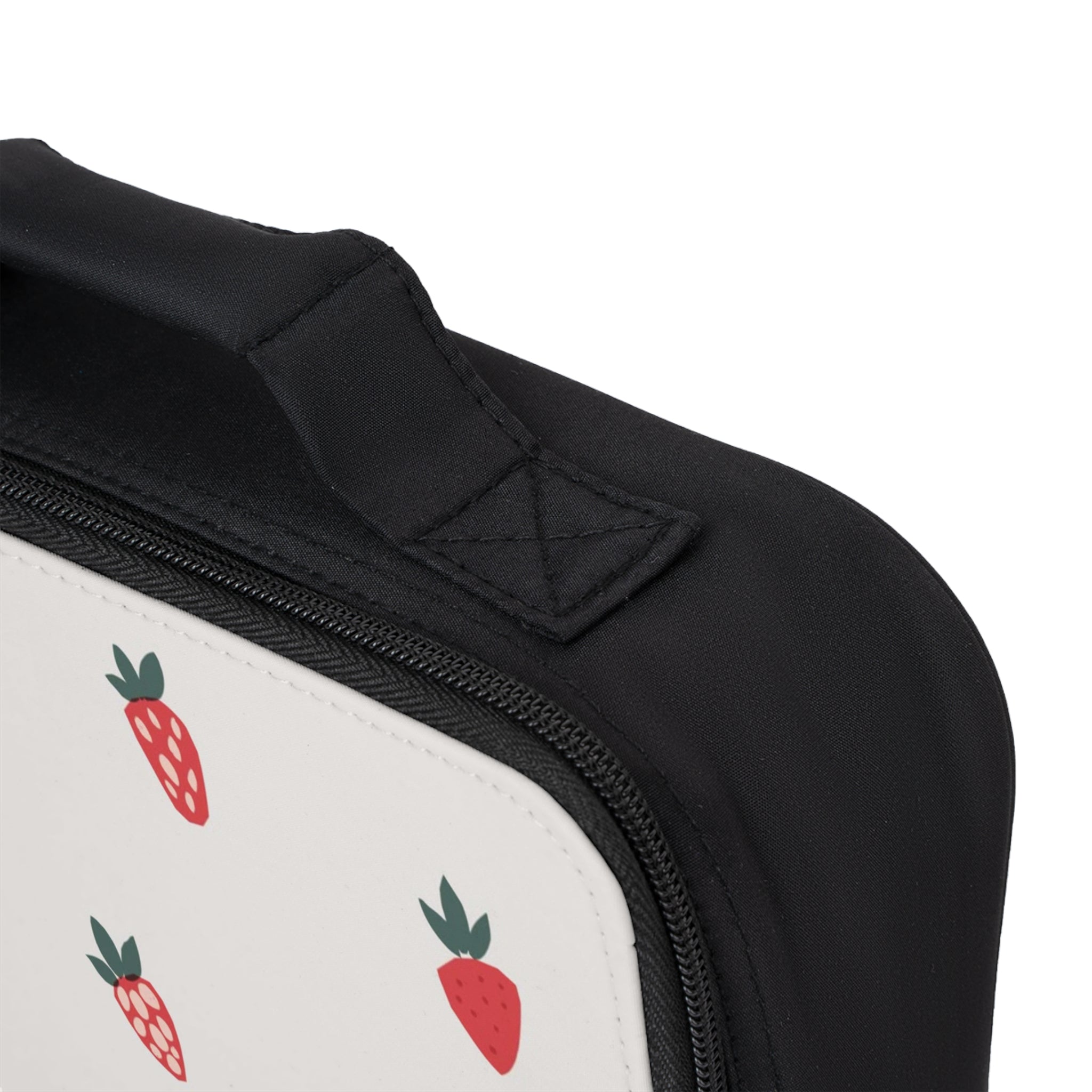 Strawberry Pattern Lunch Bag — Cute Insulated Kids & Adult Bento Bag