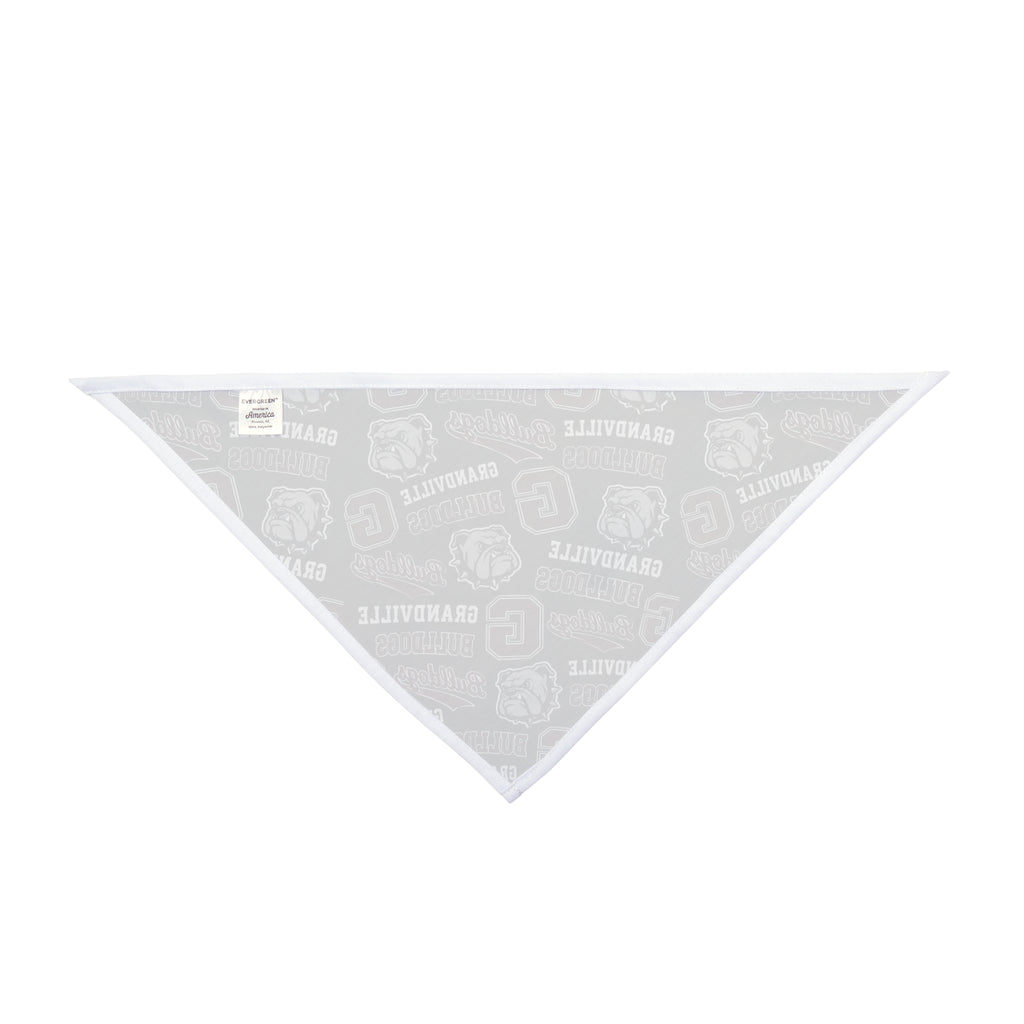 Grandville Bulldogs Pet Bandana – School Spirit Dog Bandana with Logo Pattern