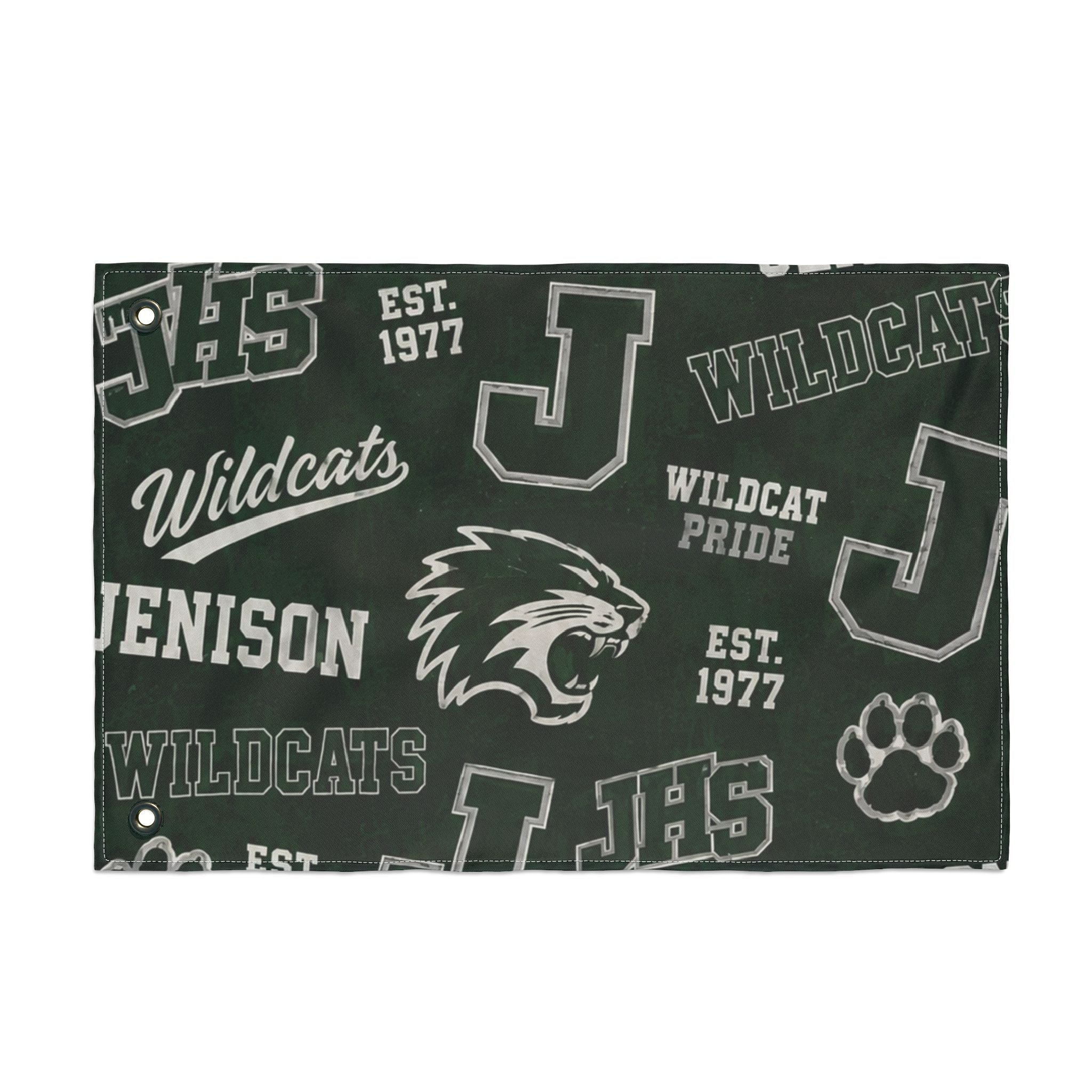 Jenison Wildcats Double-Sided Flag