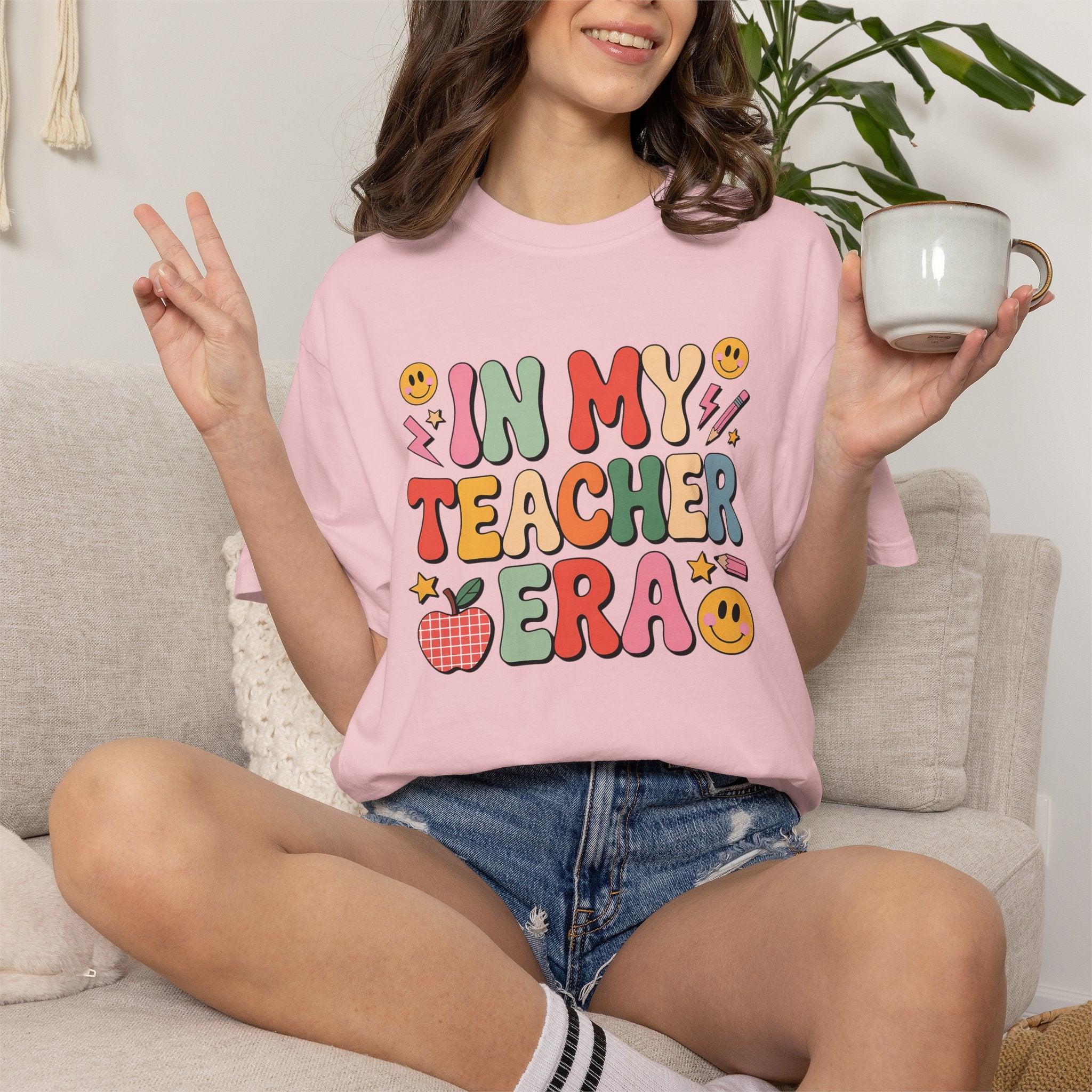 Teacher Era T-Shirt — Cute Retro "In My Teacher Era" Graphic Tee for Educators
