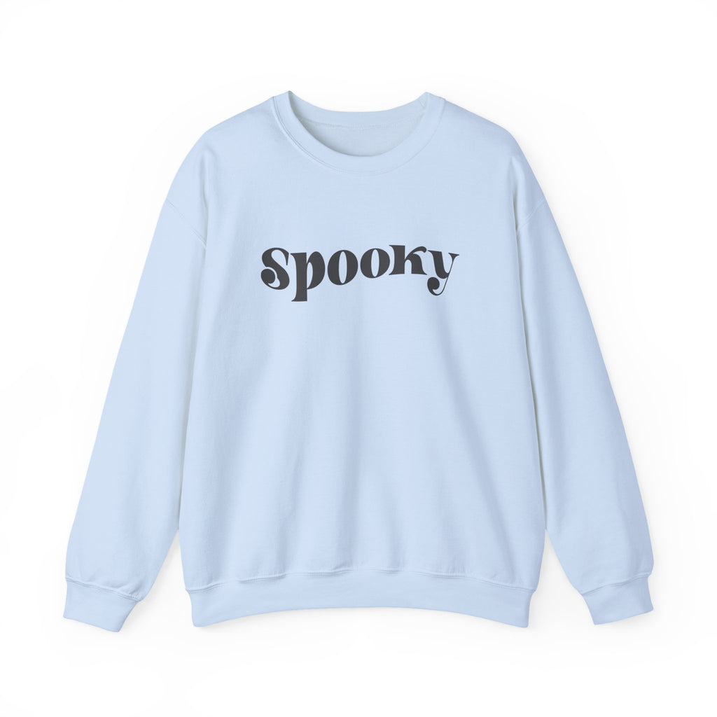 Spooky Crewneck Sweatshirt — Minimal Halloween Pullover