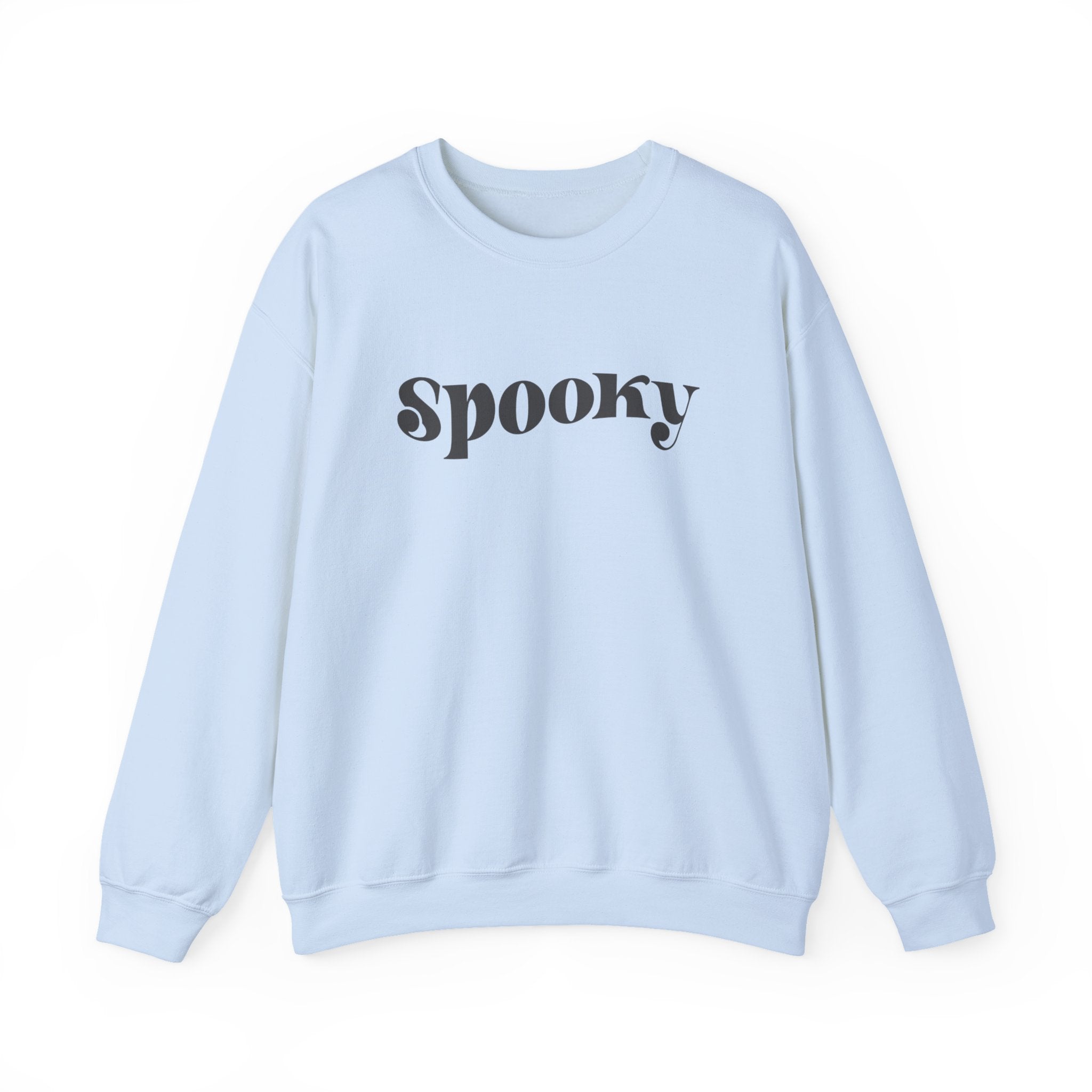 Spooky Crewneck Sweatshirt — Minimal Halloween Pullover