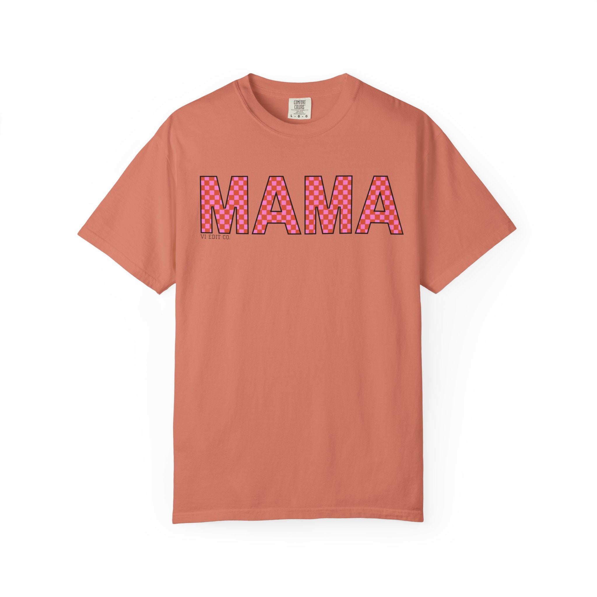 MAMA floral applique T-shirt | Mama graphic tee