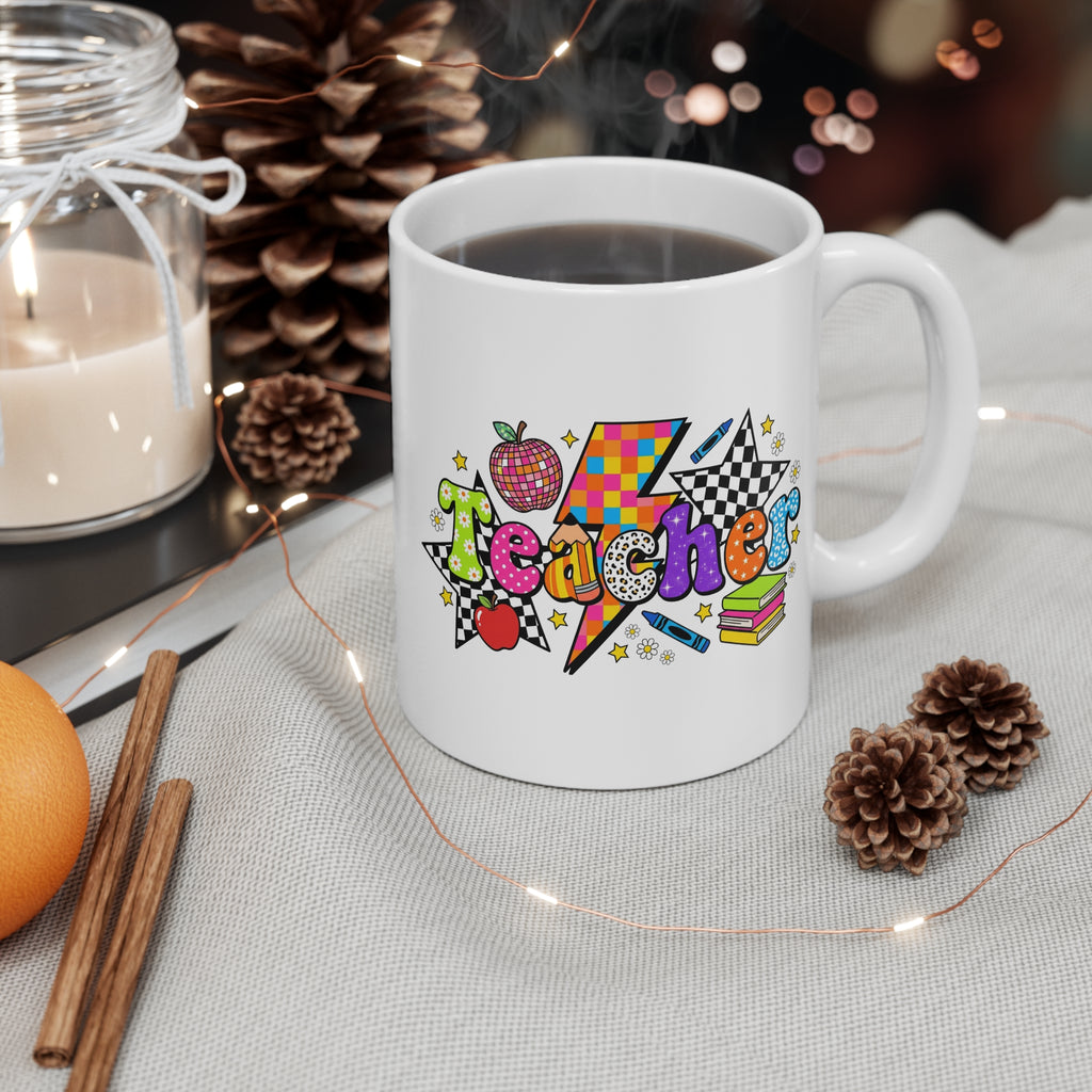 Retro Teacher Mug