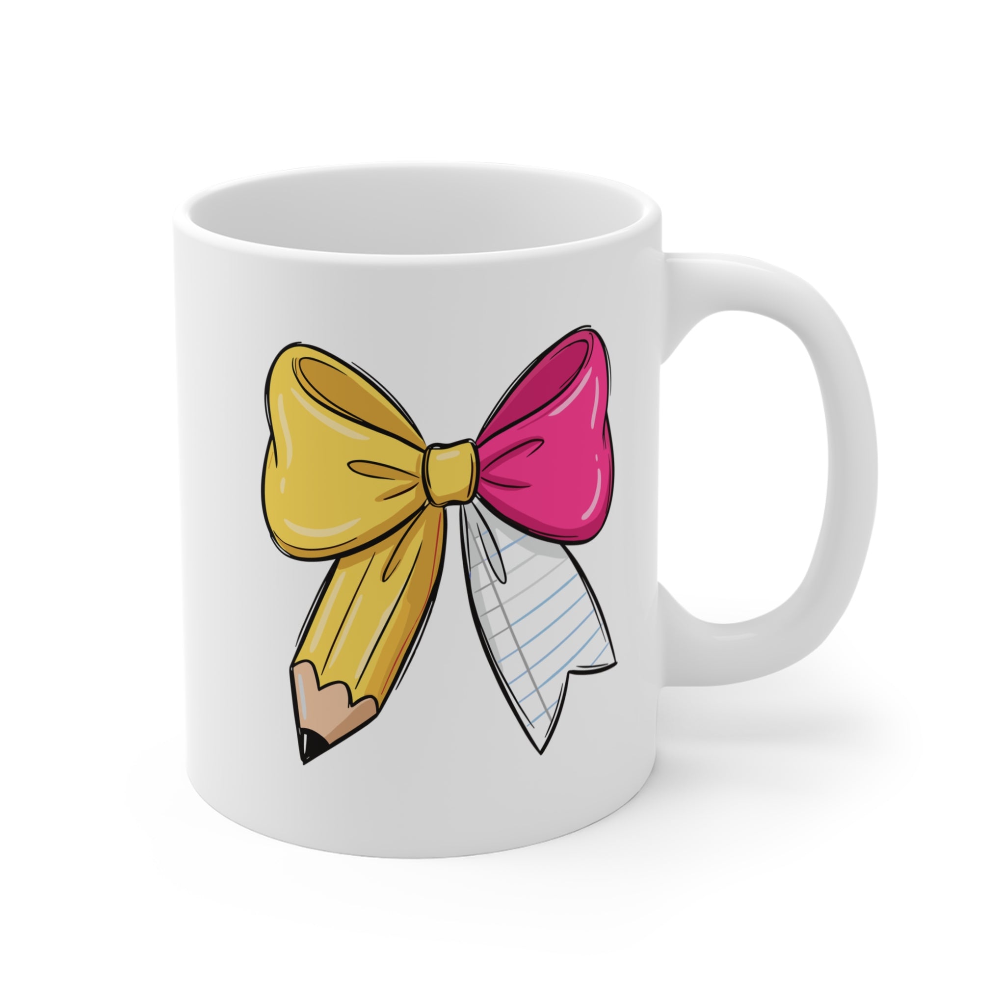 Pencil Bow Mug