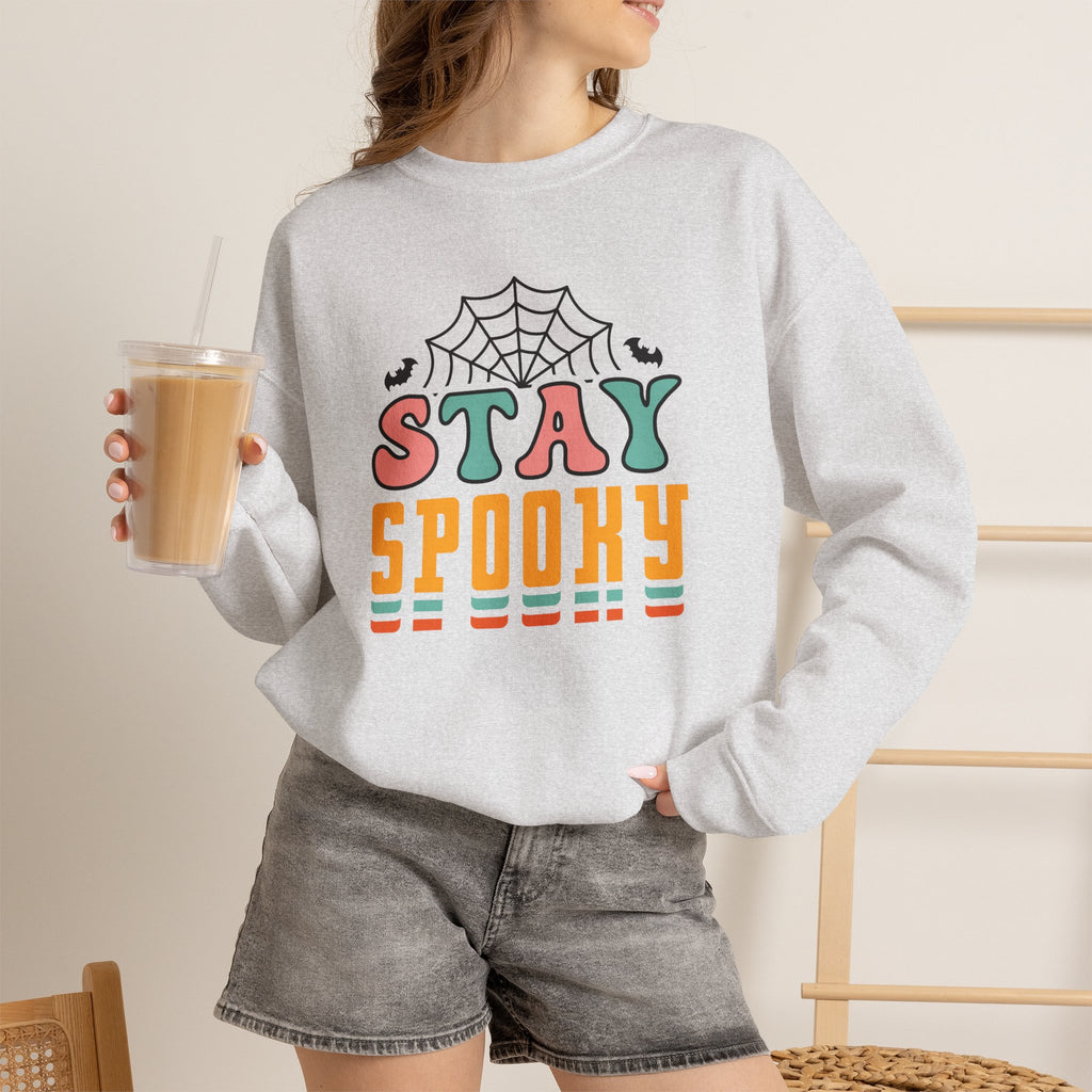 Stay Spooky Sweatshirt — Retro Halloween Crewneck