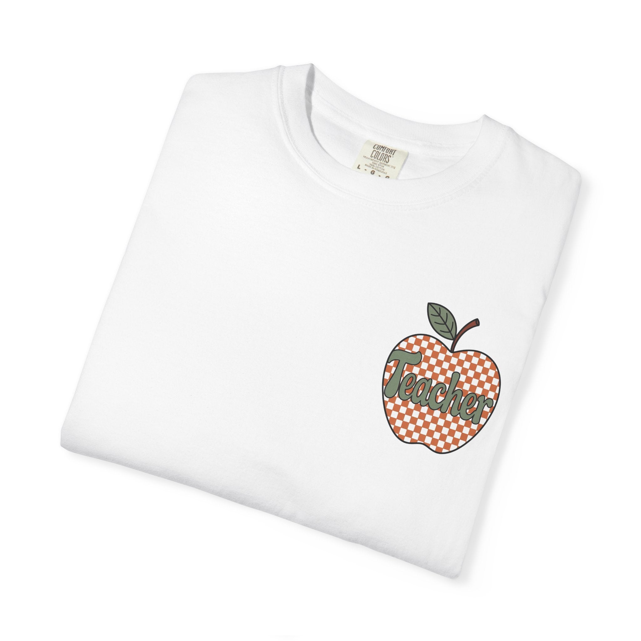 Apple Checkerboard Graphic T-Shirt