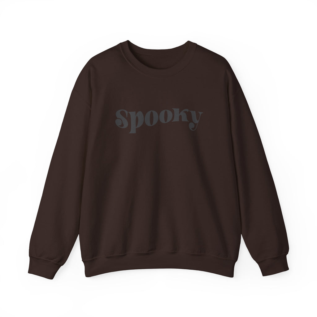 Spooky Crewneck Sweatshirt — Minimal Halloween Pullover