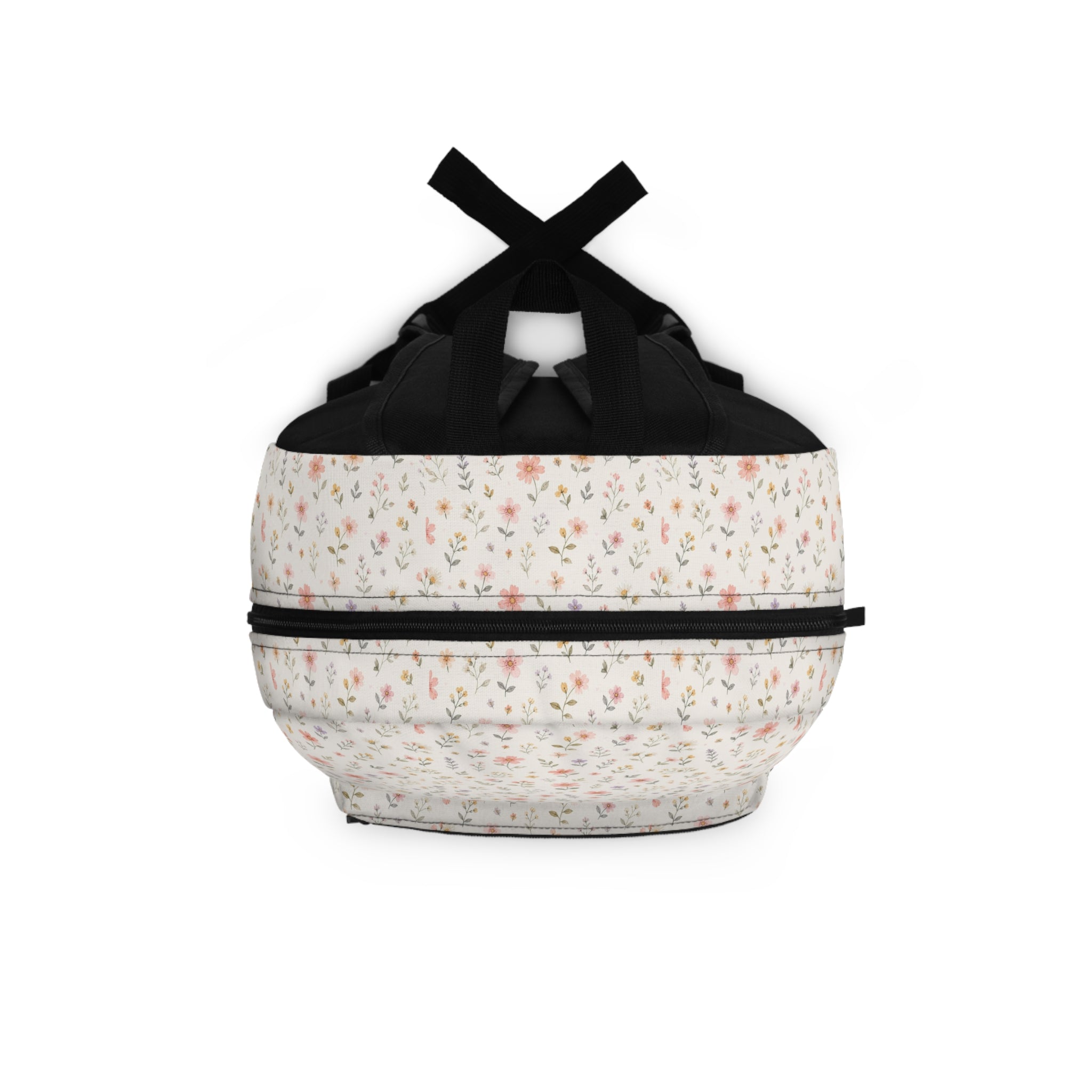 Floral Ditsy Print Backpack — Lightweight Cute Garden Pattern School Bag