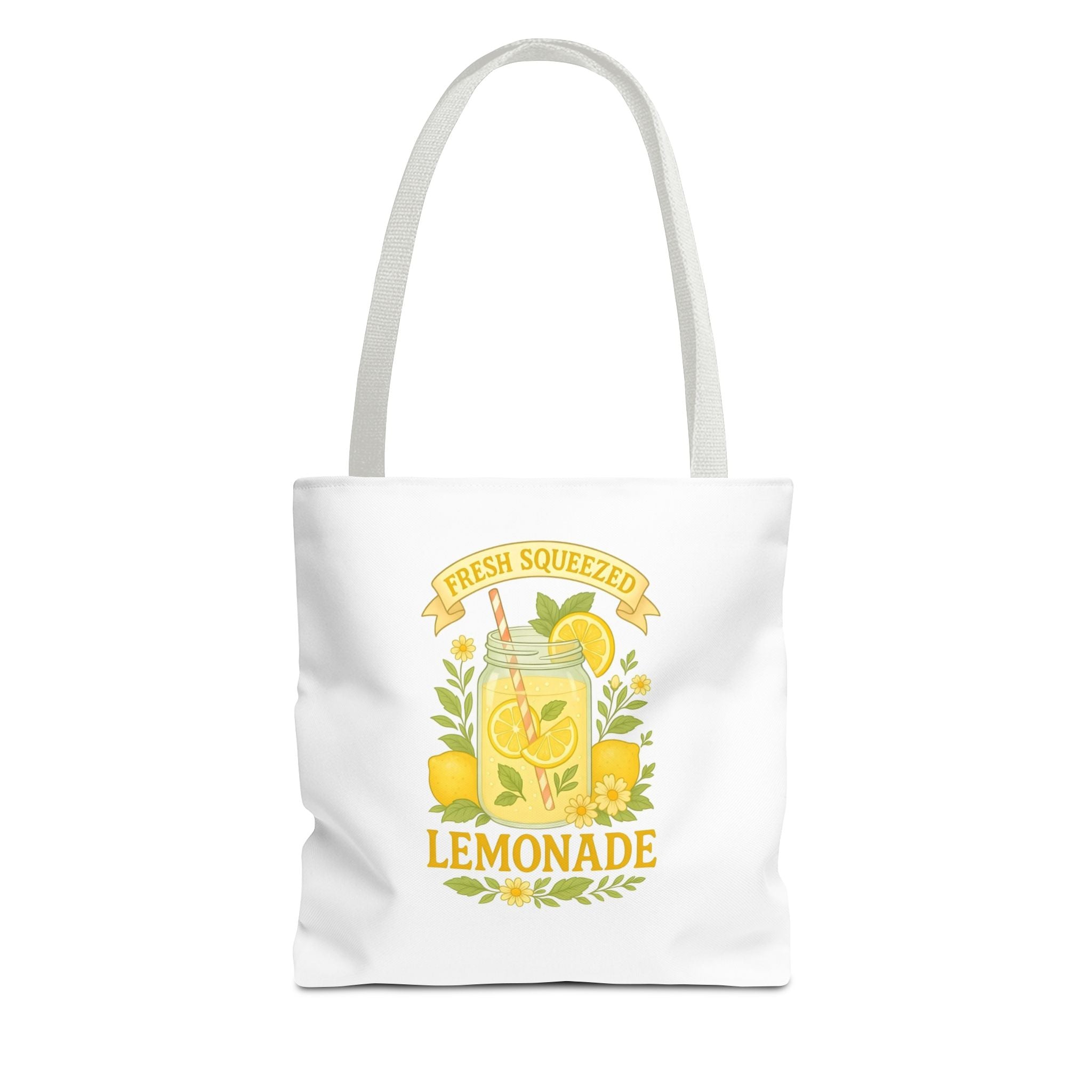 Lemonade Tote Bag — Fresh Squeezed Vintage Citrus Market Bag