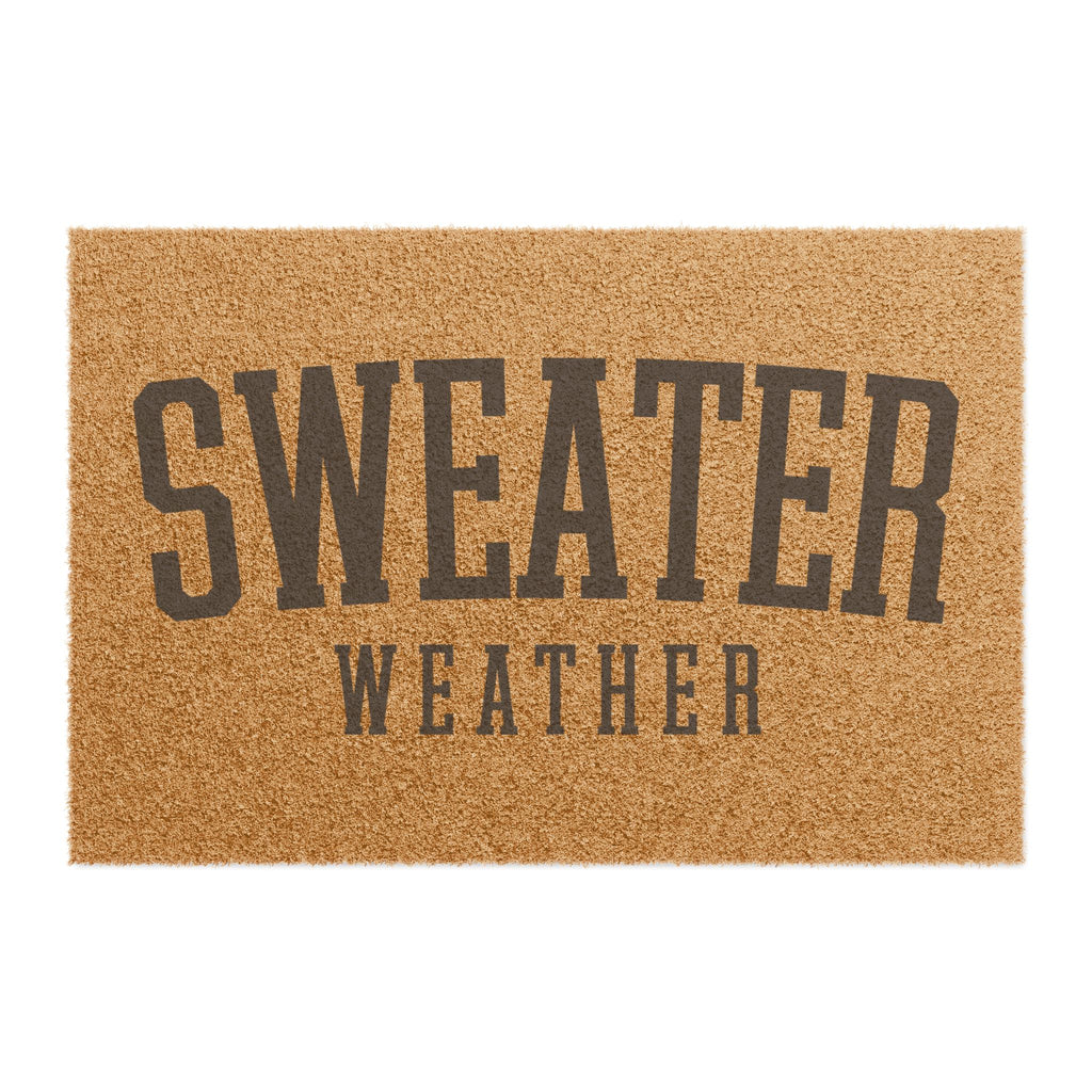 Sweater Weather Welcome Mat