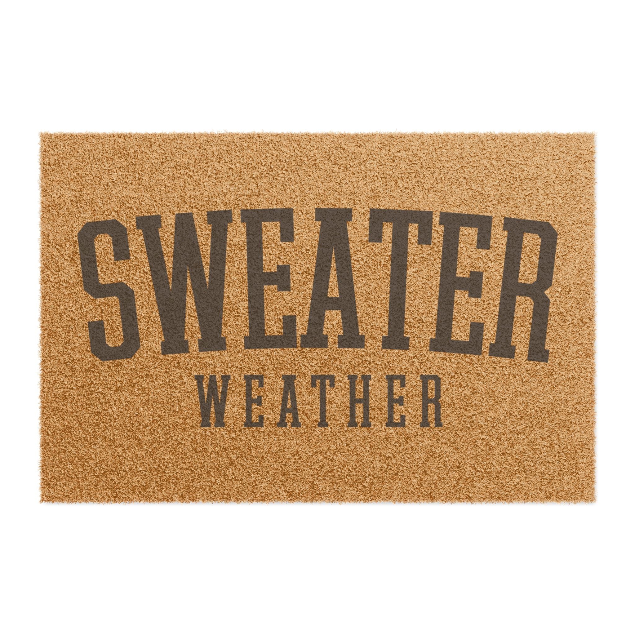 Sweater Weather Welcome Mat