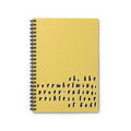 Spiral Notebook - "Oh, the overwhelming, never-ending, reckless love of God!" — Yellow Inspirational Journal