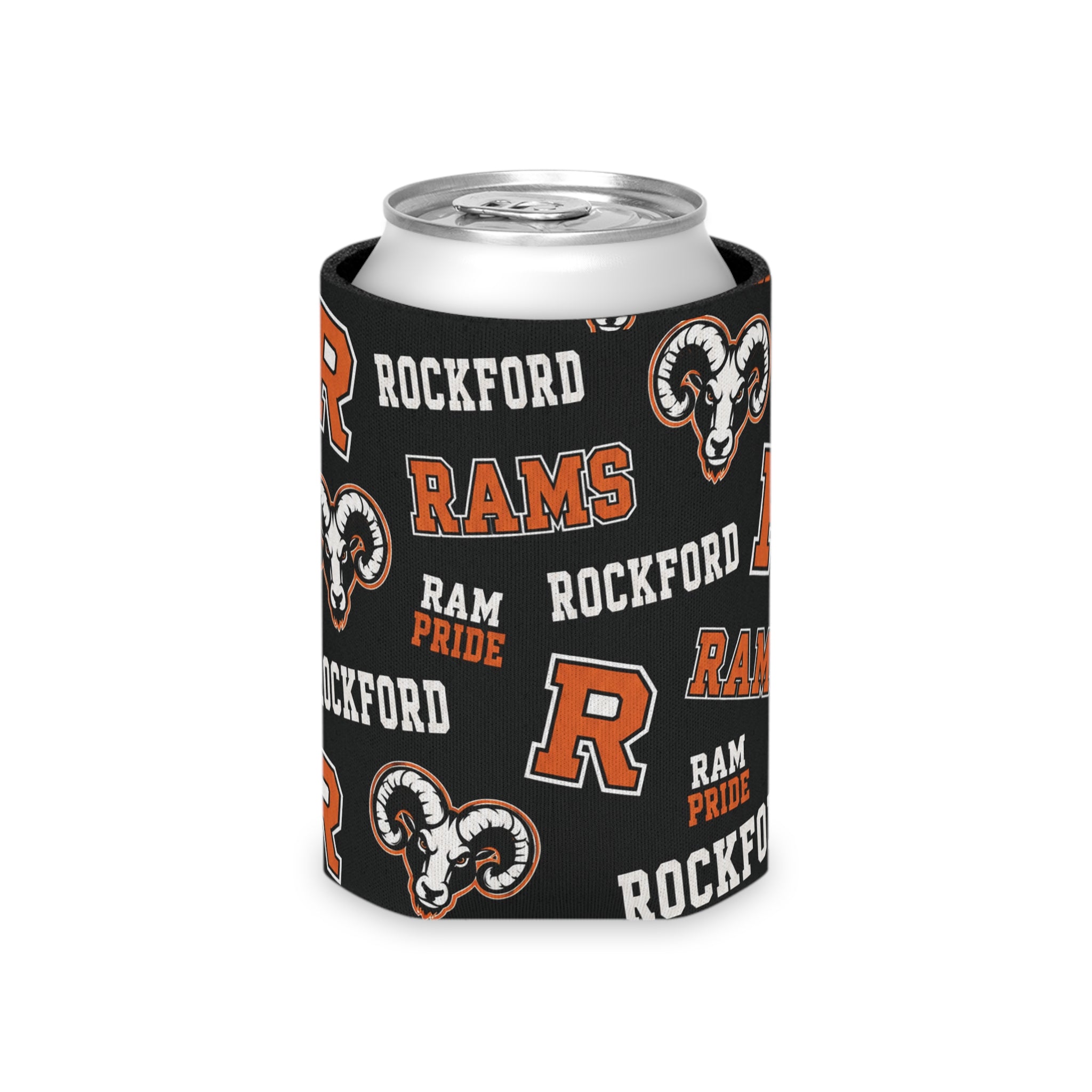Rockford Rams Can Cooler – Ram Pride Beer Koozie