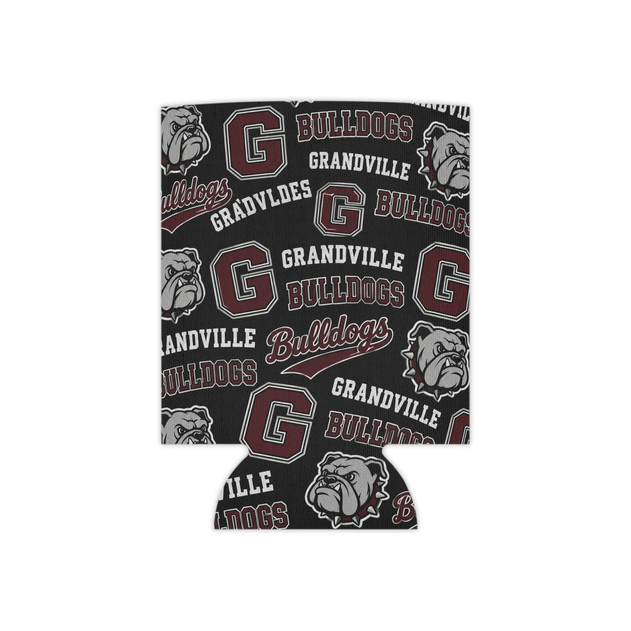 Bulldogs Can Cooler – Grandville Team Logo Koozie