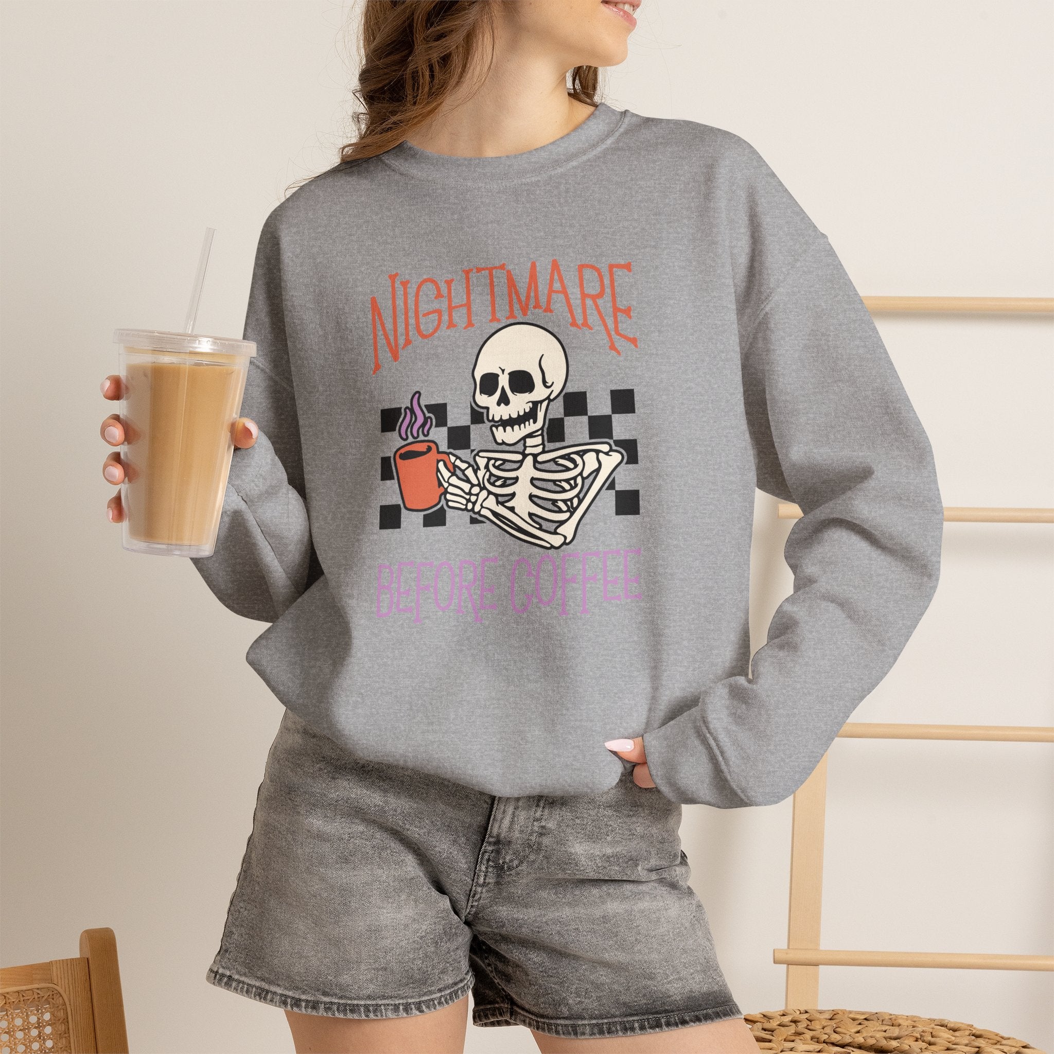Nightmare Before Coffee Crewneck