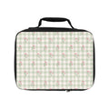 Floral Gingham Lunch Bag — Vintage Pink Rose Checked Insulated Tote