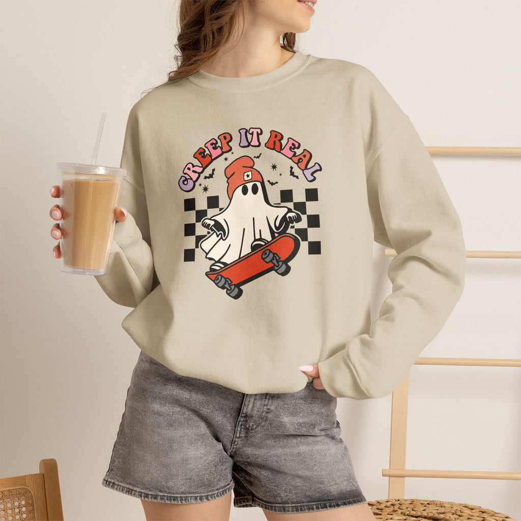 Keep It Real Skateboard Ghost Sweatshirt
