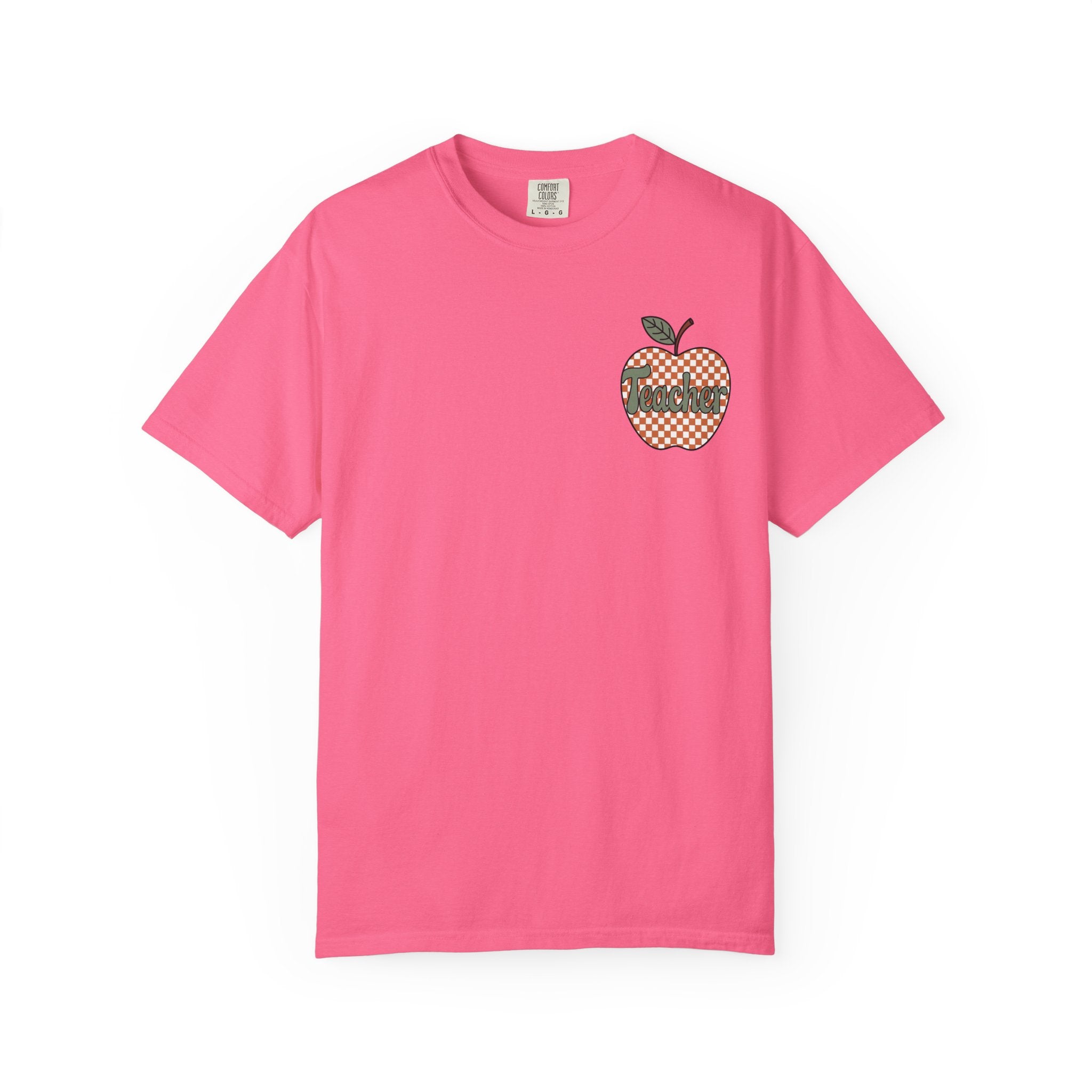 Apple Checkerboard Graphic T-Shirt