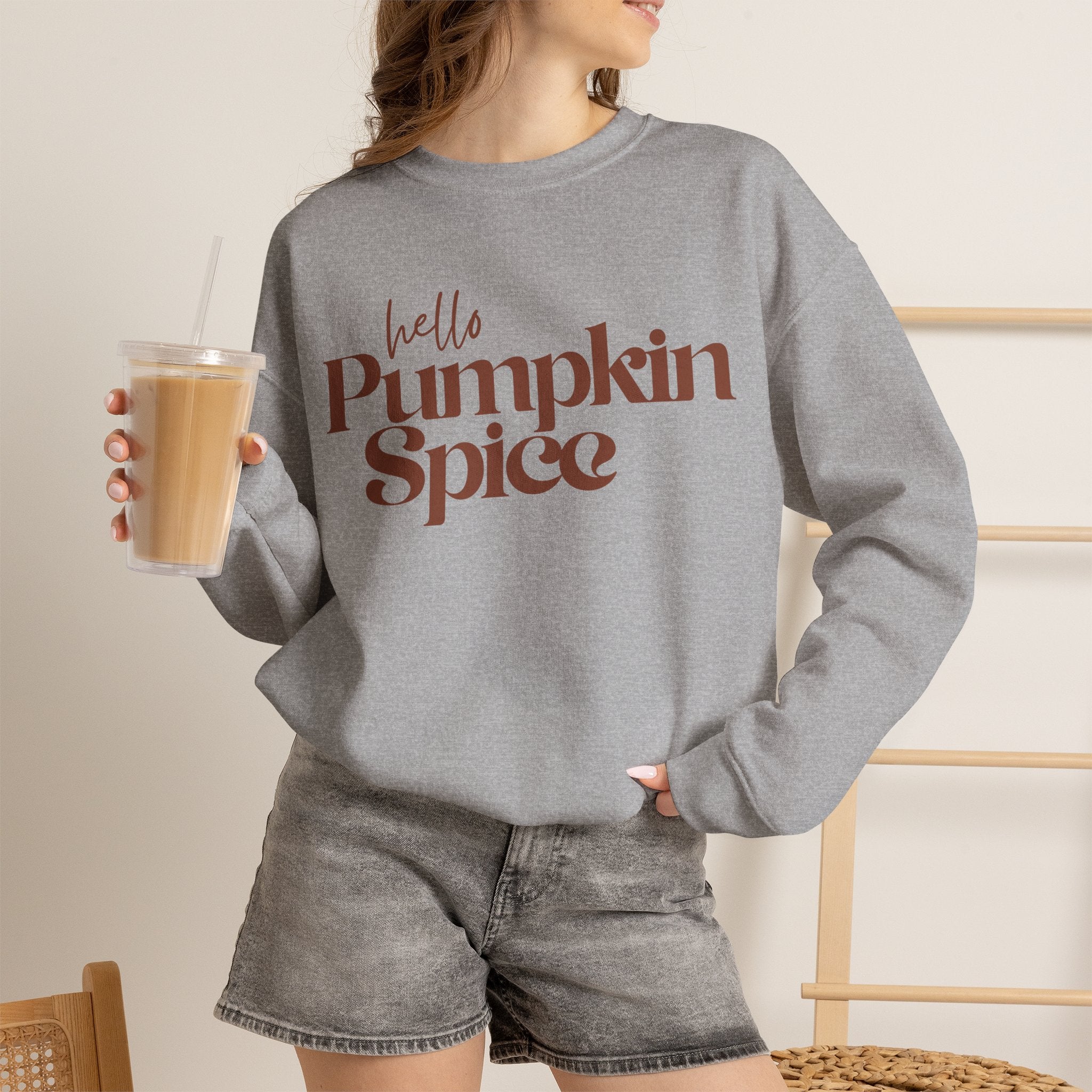 Hello Pumpkin Spice Crewneck