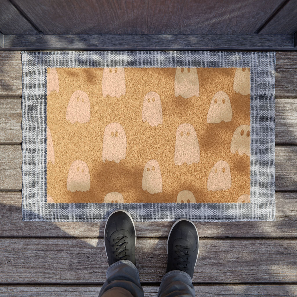 Ghost Pattern Welcome Mat
