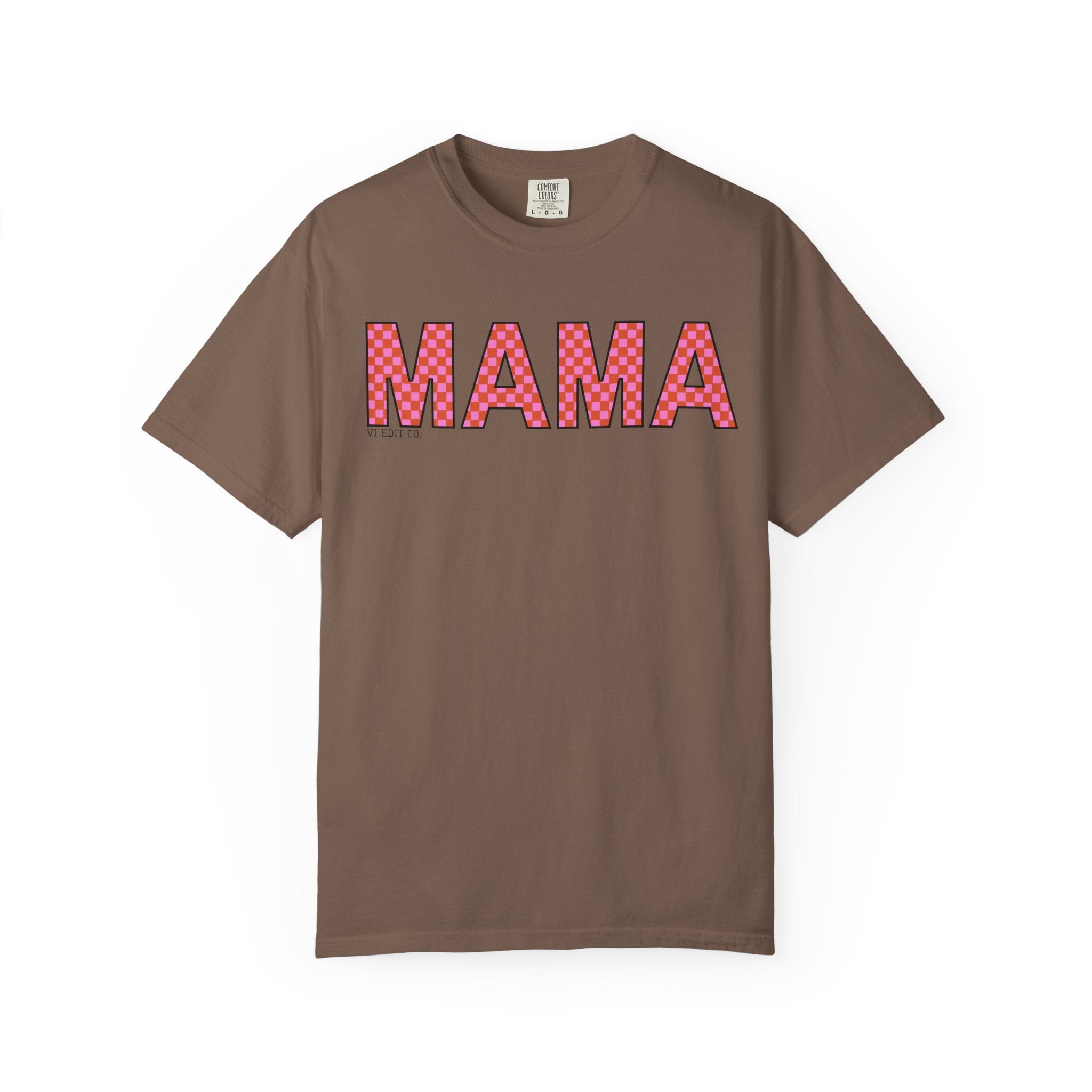 MAMA floral applique T-shirt | Mama graphic tee