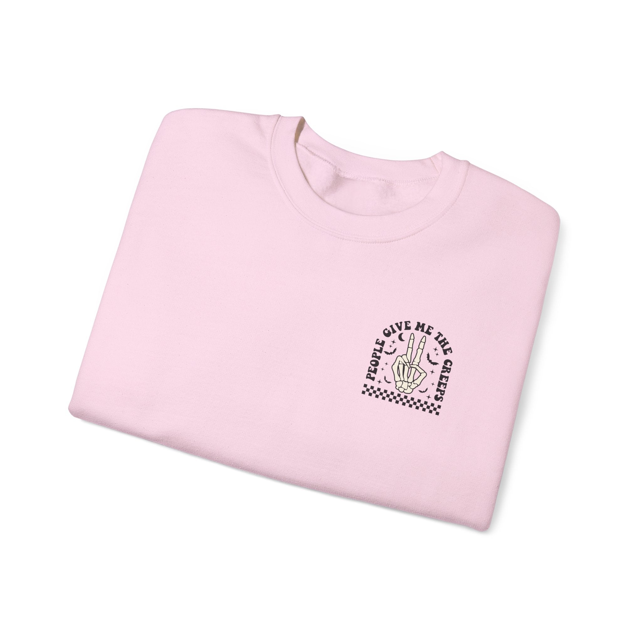 Crewneck Sweatshirt — "Out of My Mind" Minimal Vintage Graphic