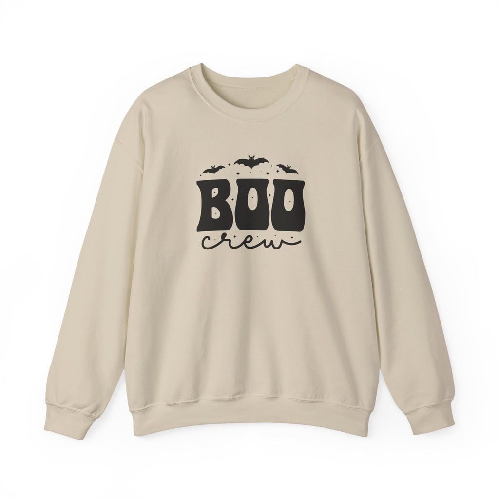 Boo Crew Sweatshirt – Cute Halloween Crewneck with Bats