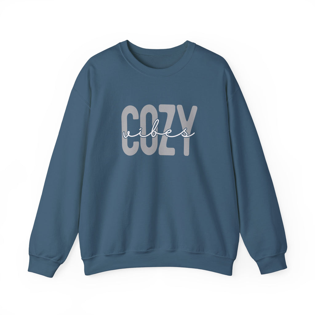Cozy Crewneck Sweatshirt – 'COZY' Graphic Pullover for Relaxing & Loungewear