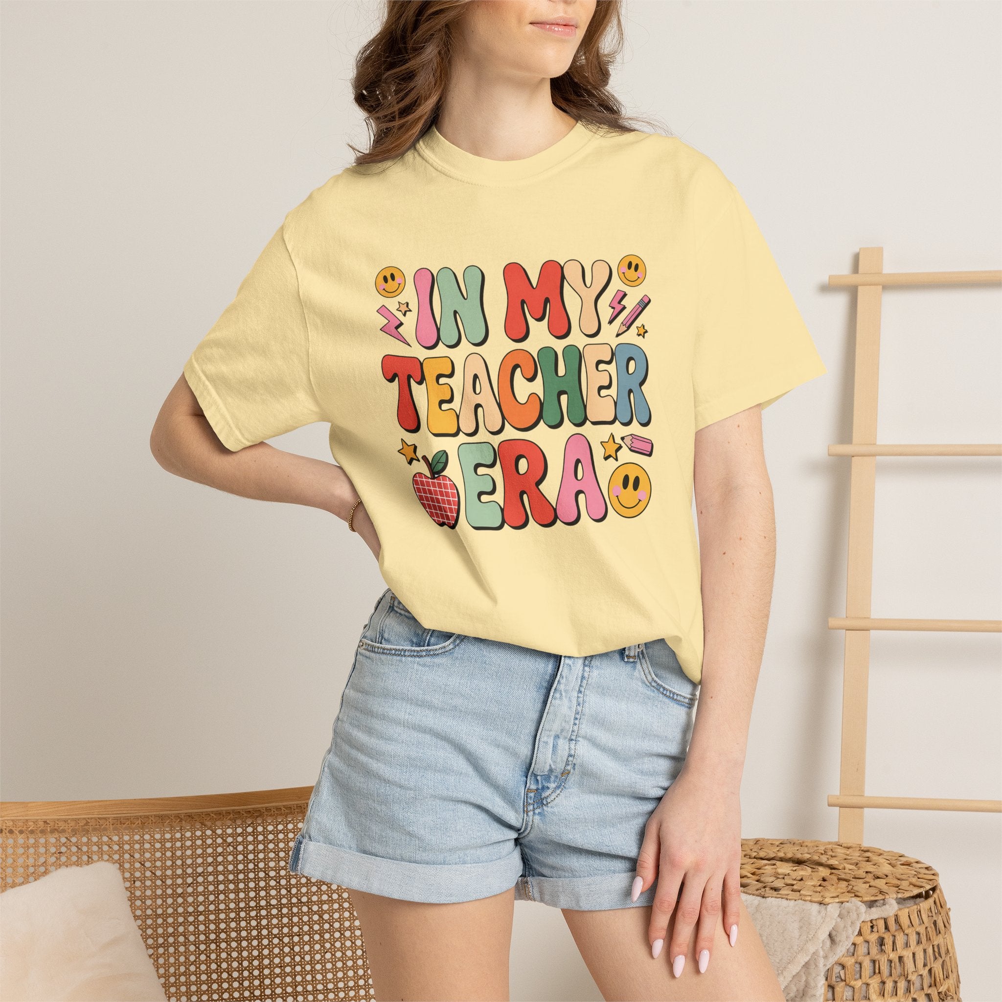 Teacher Era T-Shirt — Cute Retro "In My Teacher Era" Graphic Tee for Educators