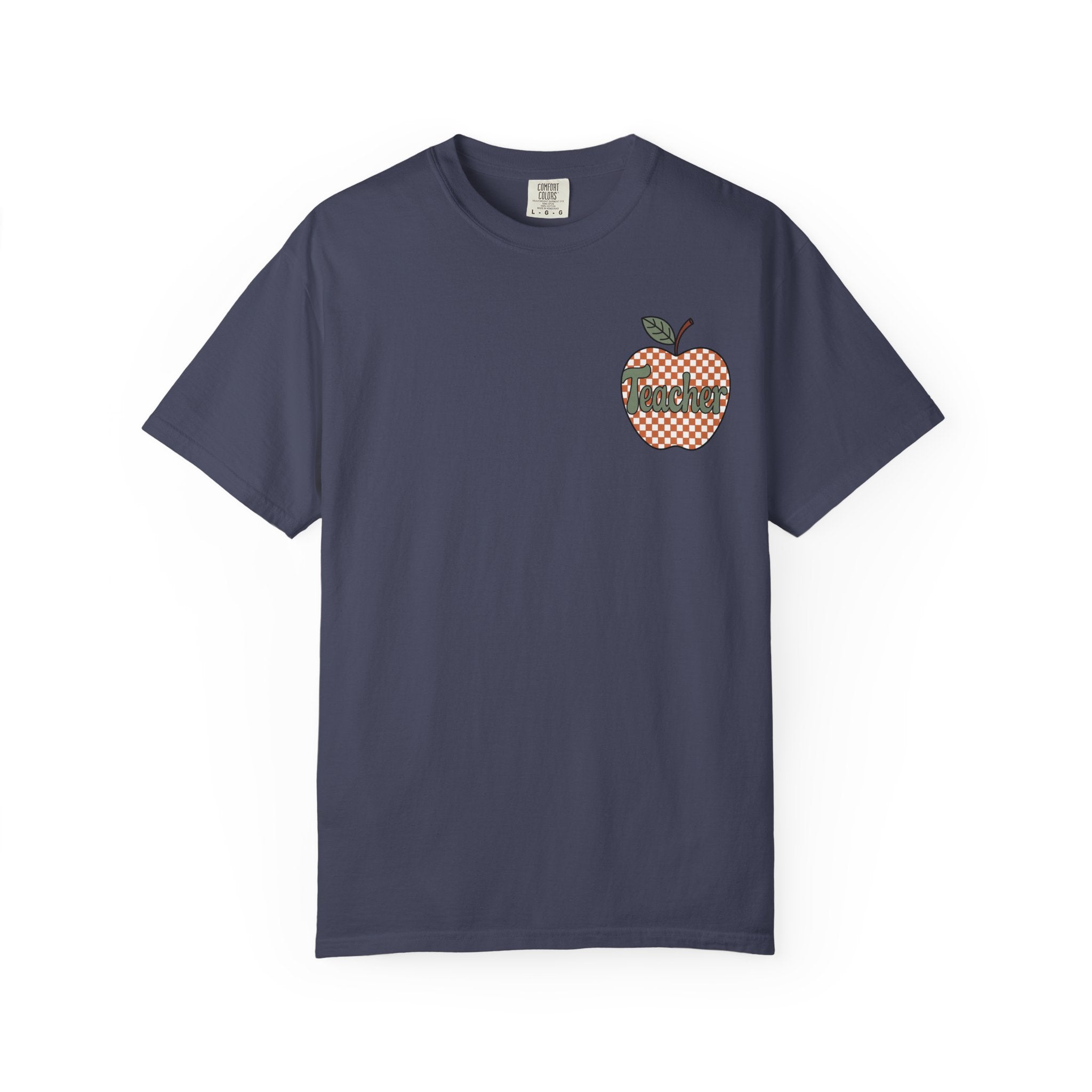 Apple Checkerboard Graphic T-Shirt