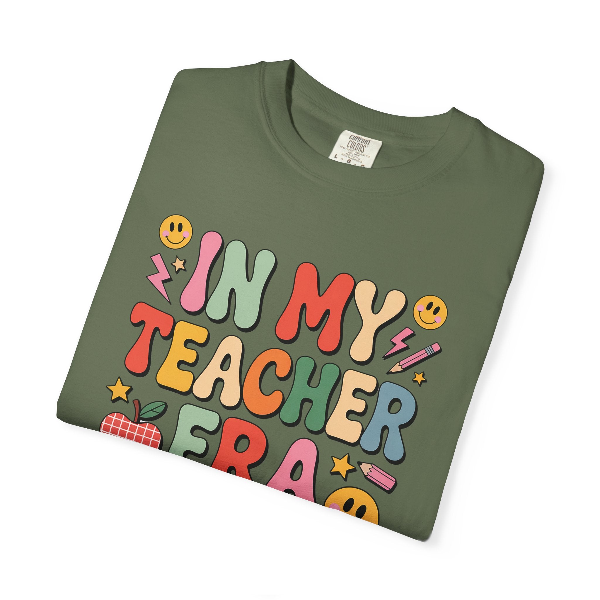 Teacher Era T-Shirt — Cute Retro "In My Teacher Era" Graphic Tee for Educators