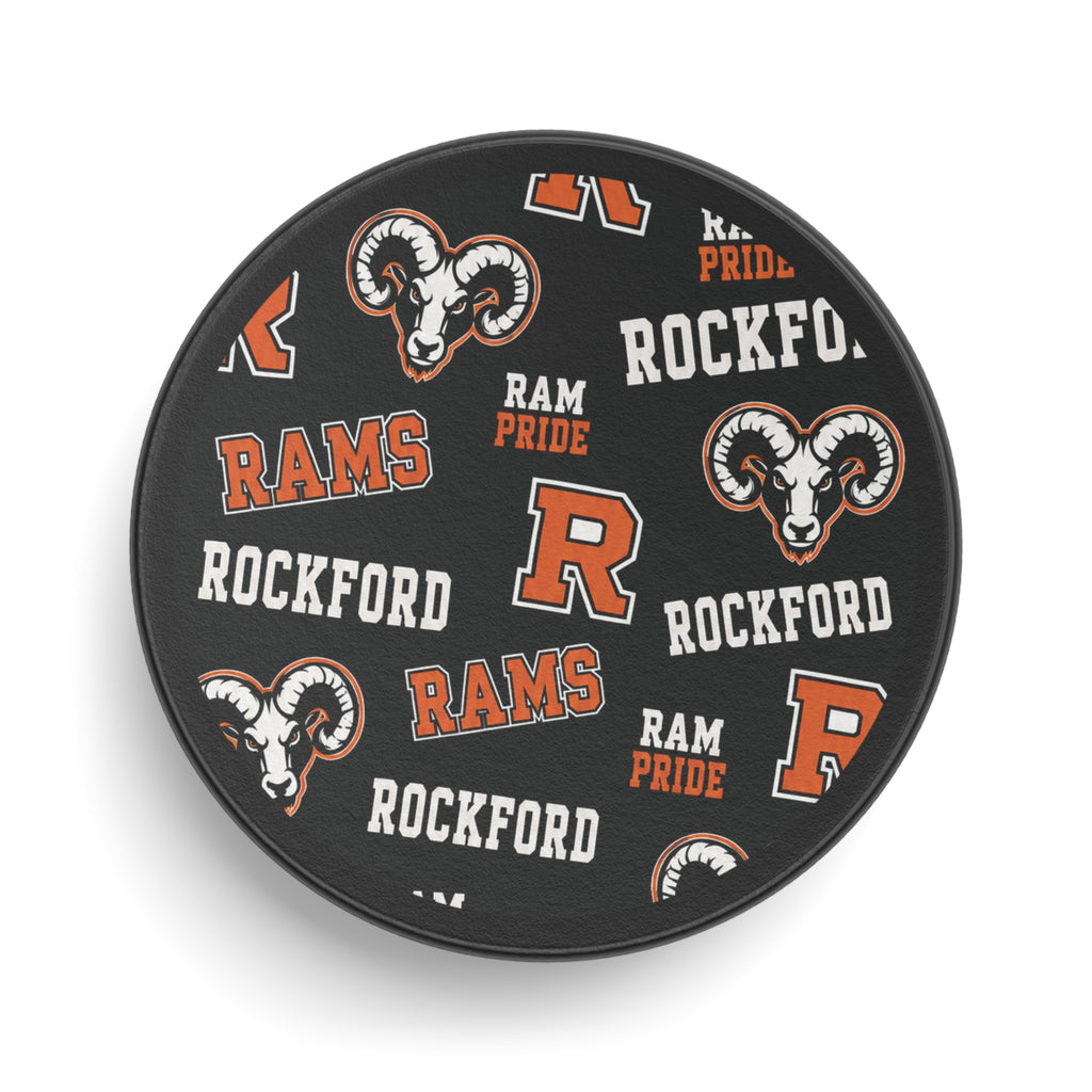 Rockford Rams Hockey Puck