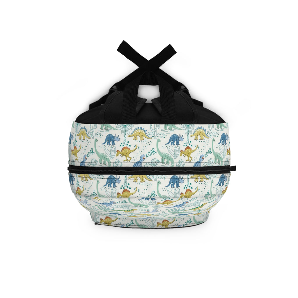 Kids' Dinosaur Print Backpack — Cute Prehistoric School Bag for Boys & Girls