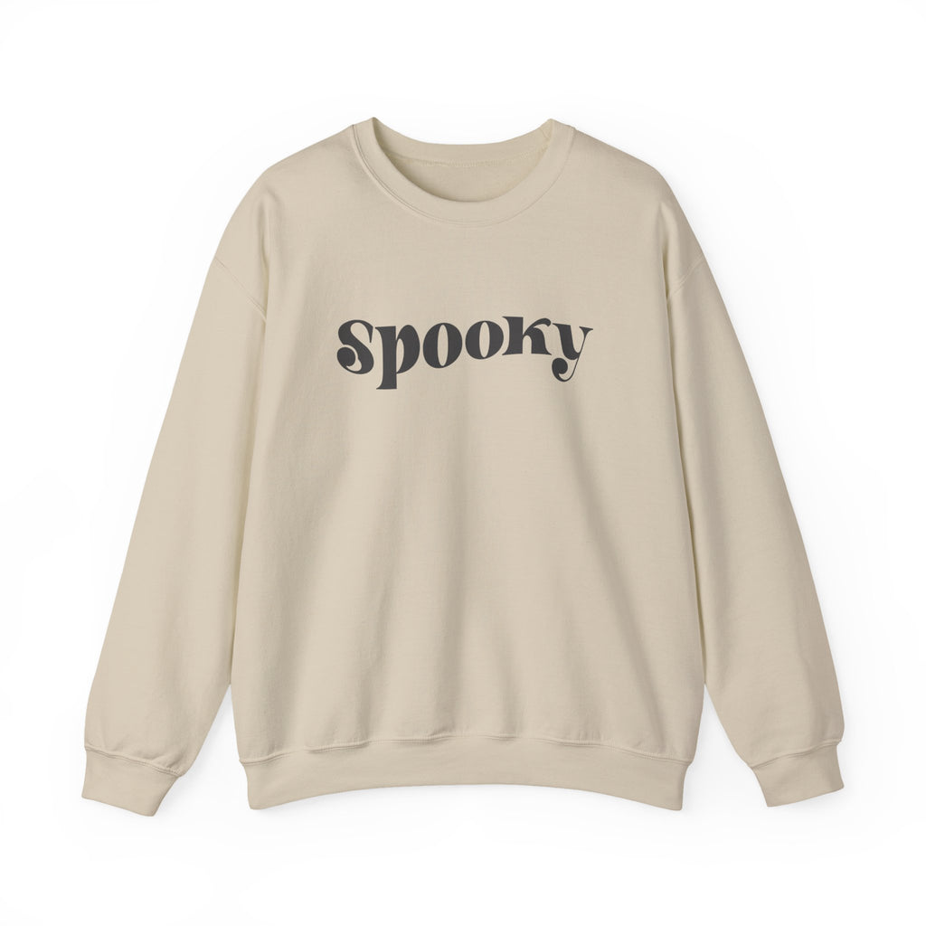 Spooky Crewneck Sweatshirt — Minimal Halloween Pullover