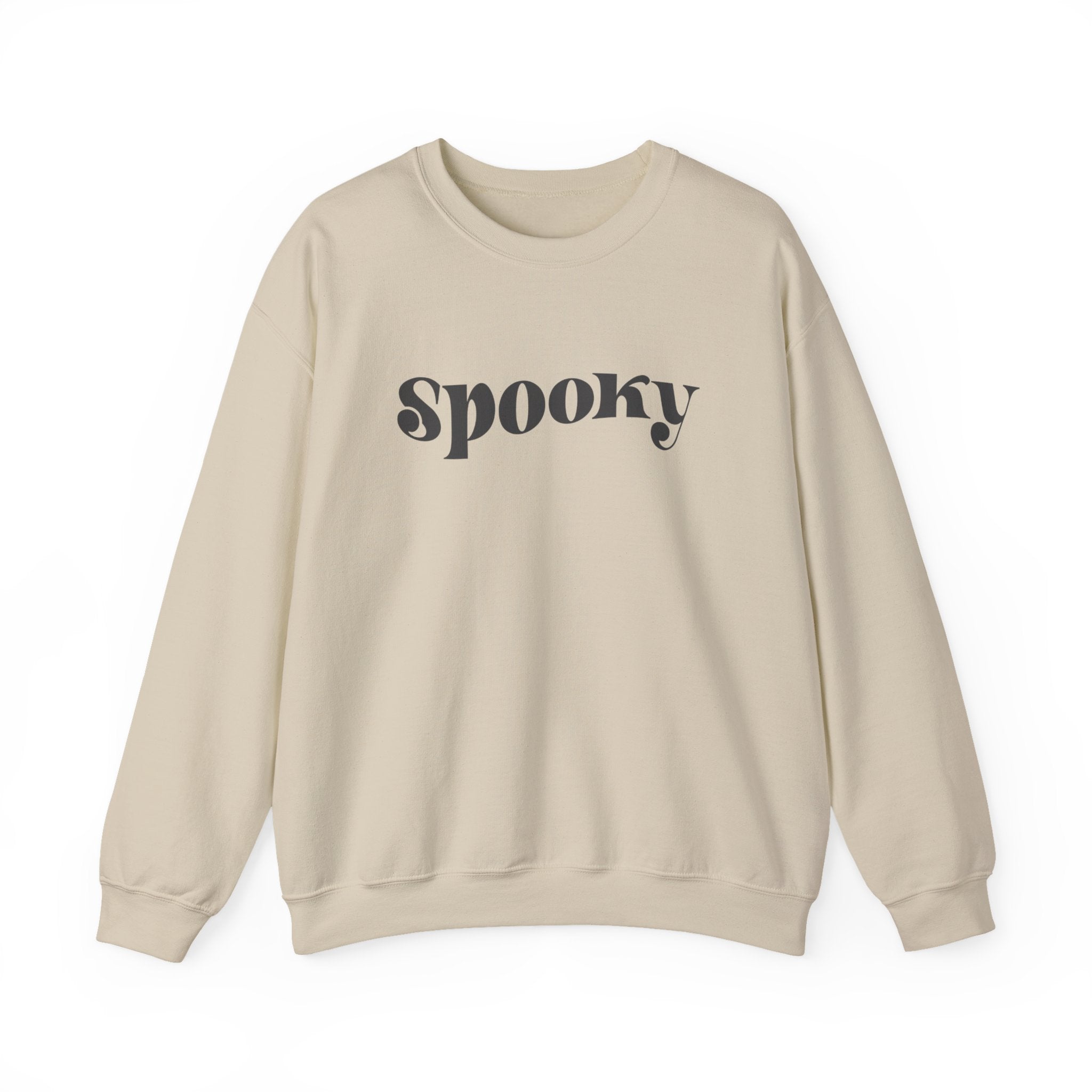 Spooky Crewneck Sweatshirt — Minimal Halloween Pullover