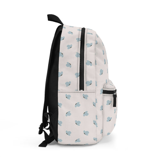 Blue Butterfly Pattern Backpack