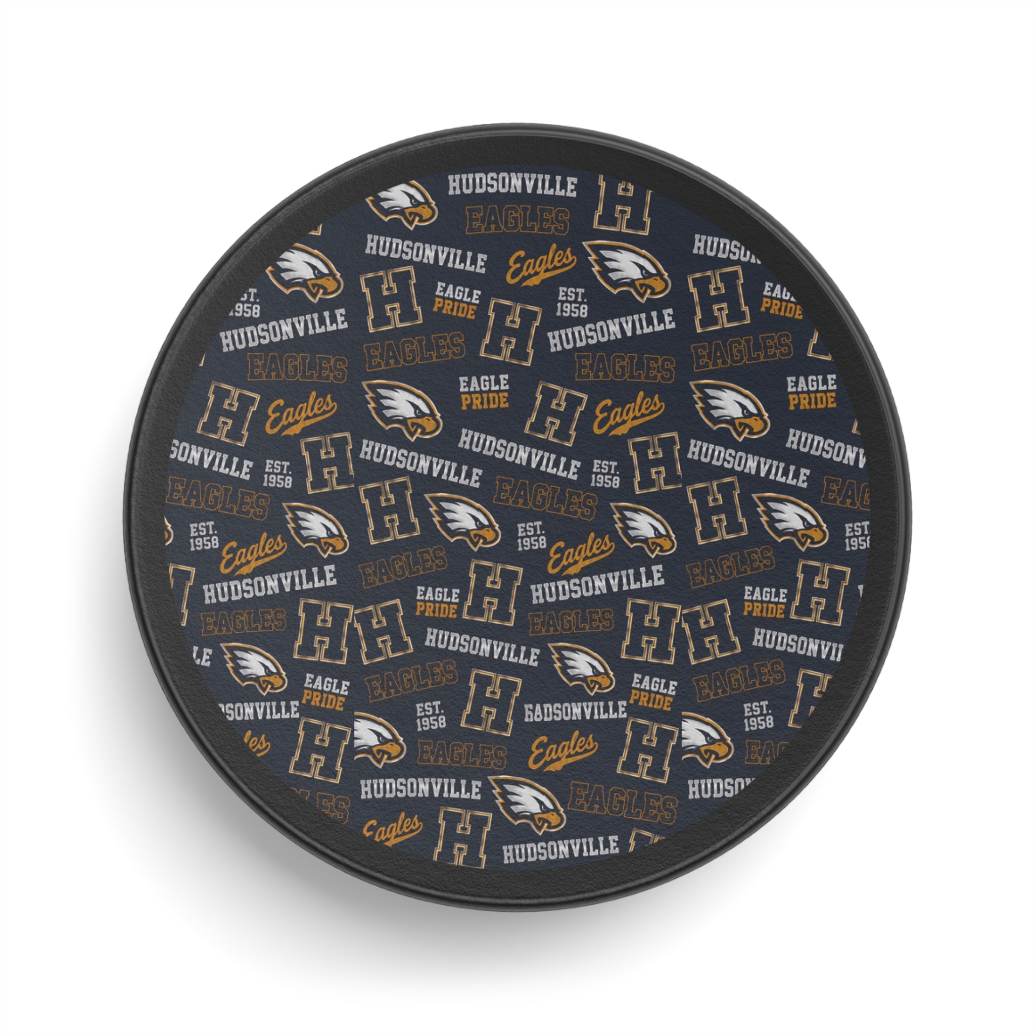 Hudsonville Eagles Hockey Puck