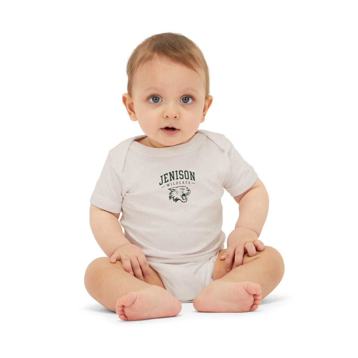 Jenison Bulldogs Infant Onesie – Cute School Mascot Baby Bodysuit