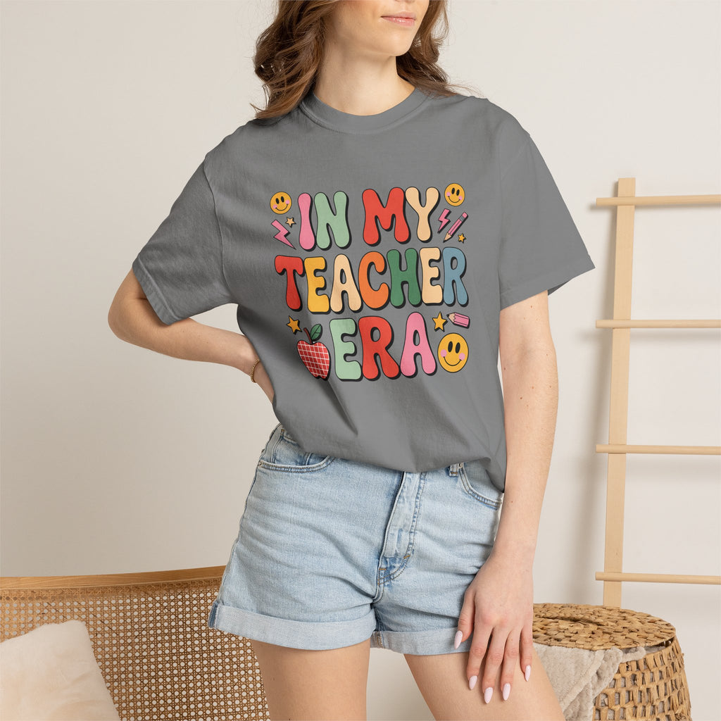 Teacher Era T-Shirt — Cute Retro "In My Teacher Era" Graphic Tee for Educators