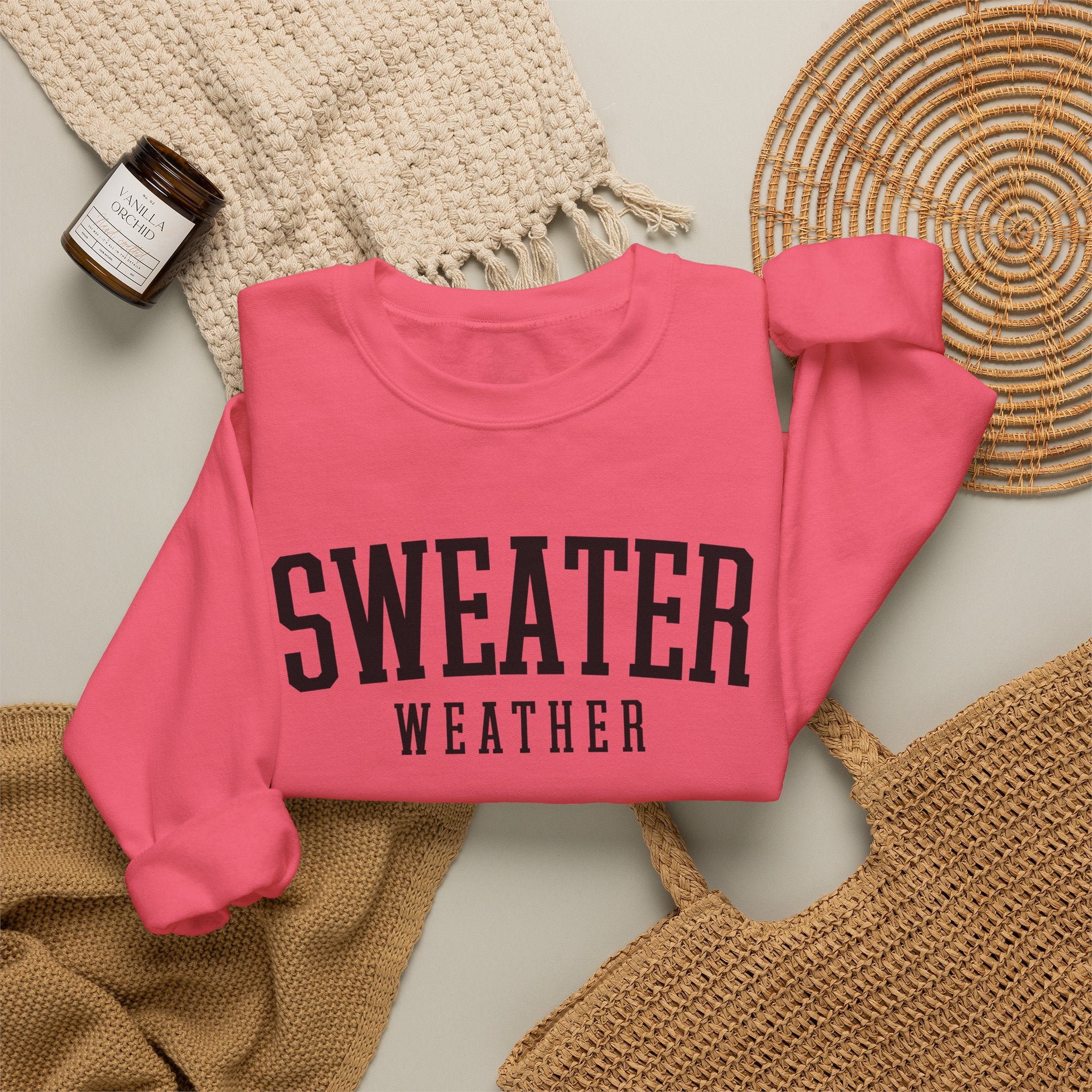 Sweater Weather Crewneck Sweatshirt – Cozy Fall Pullover