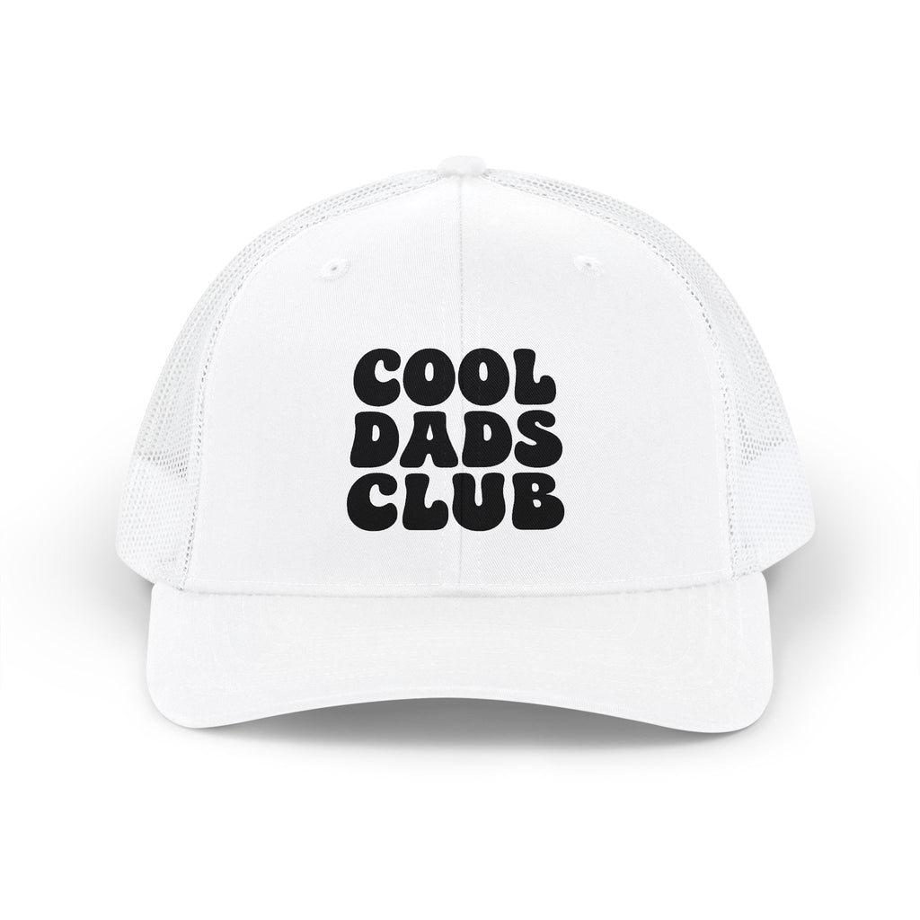 Cool Dads Club Trucker Cap — Embroidered Snapback Hat for Father’s Day & Everyday