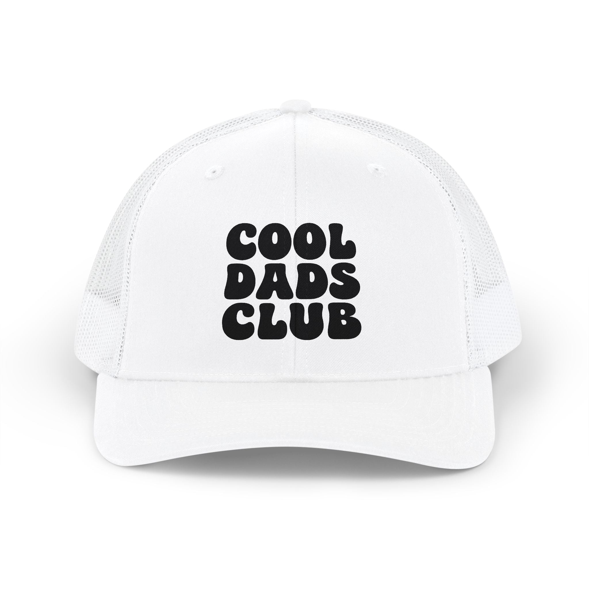 Cool Dads Club Trucker Cap — Embroidered Snapback Hat for Father’s Day & Everyday