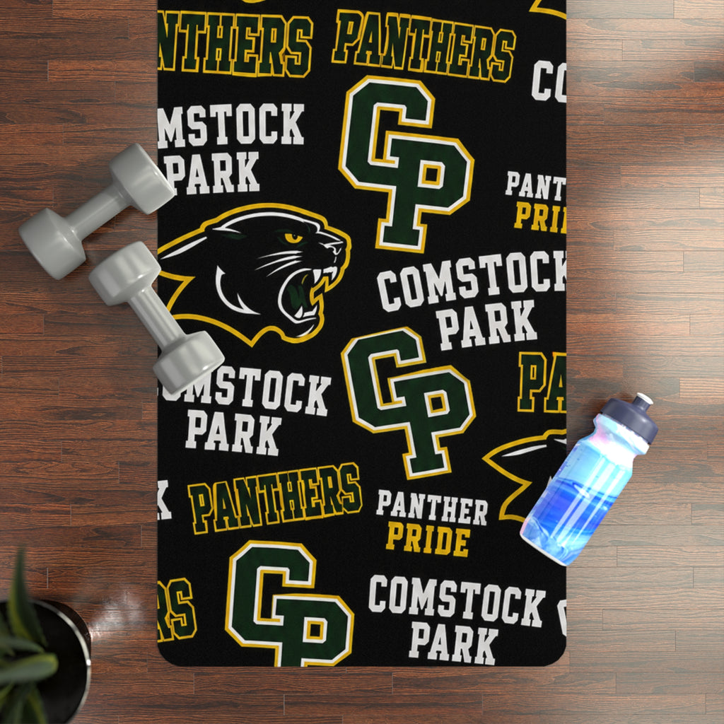 Comstock Park Panthers Rubber Yoga Mat