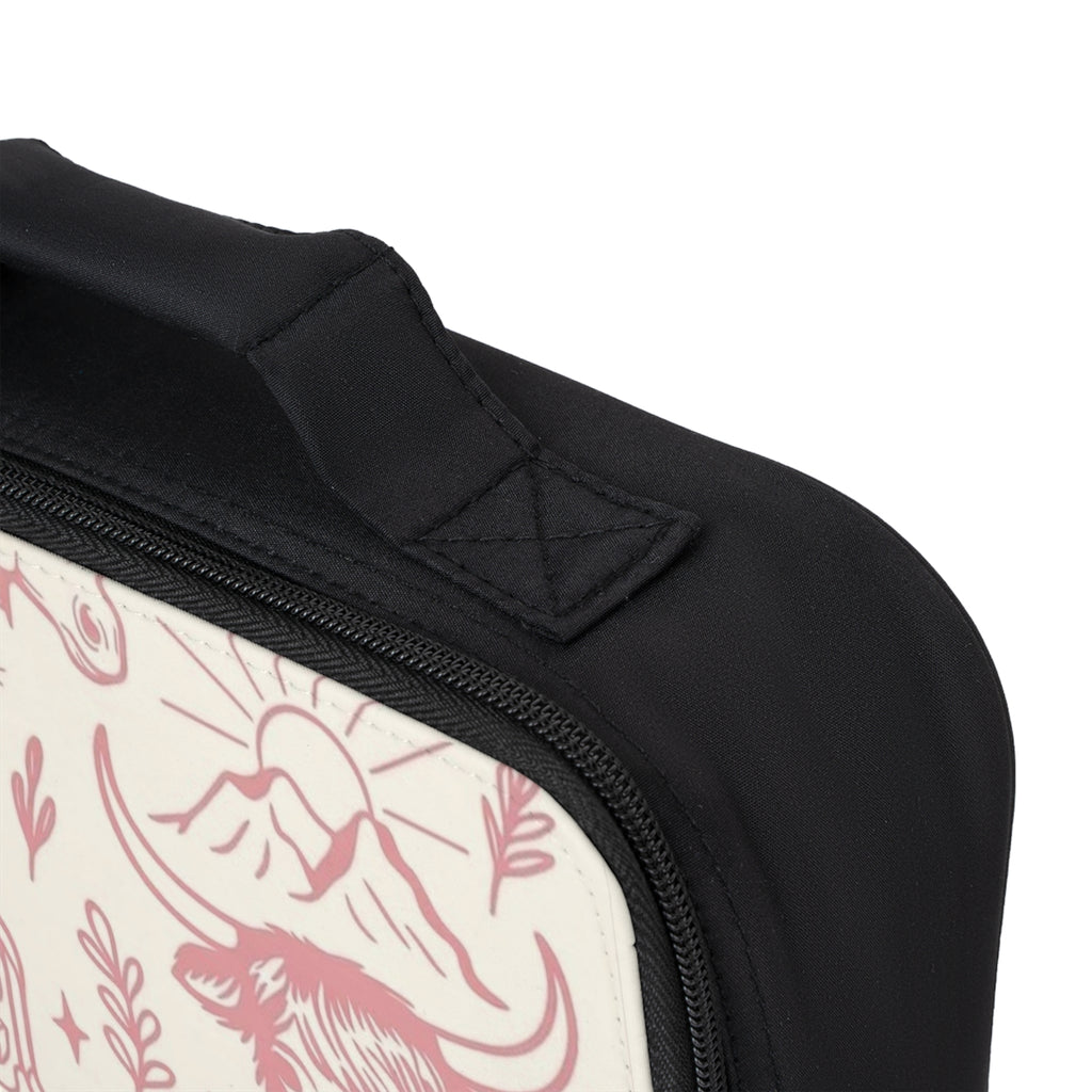 Western Cowgirl Pattern Lunch Box