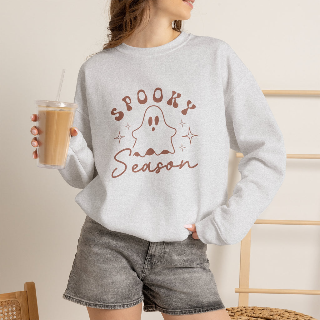 Spooky Season Ghost Crewneck Sweatshirt