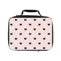 Cat Pattern Lunch Bag — Pink Cute Kitty Insulated Lunchbox